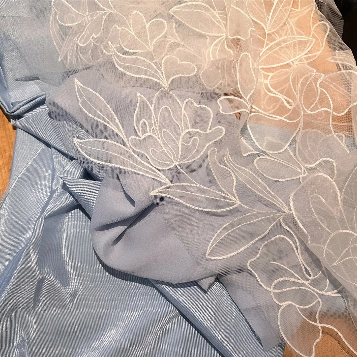 Many times, fabric shopping is the first step in the design process. I'm evaluating things like color, texture, drape, how it's reacting to touch, to light, and how it will feel on the skin. I feel very lucky to have access to such beautiful qualitie