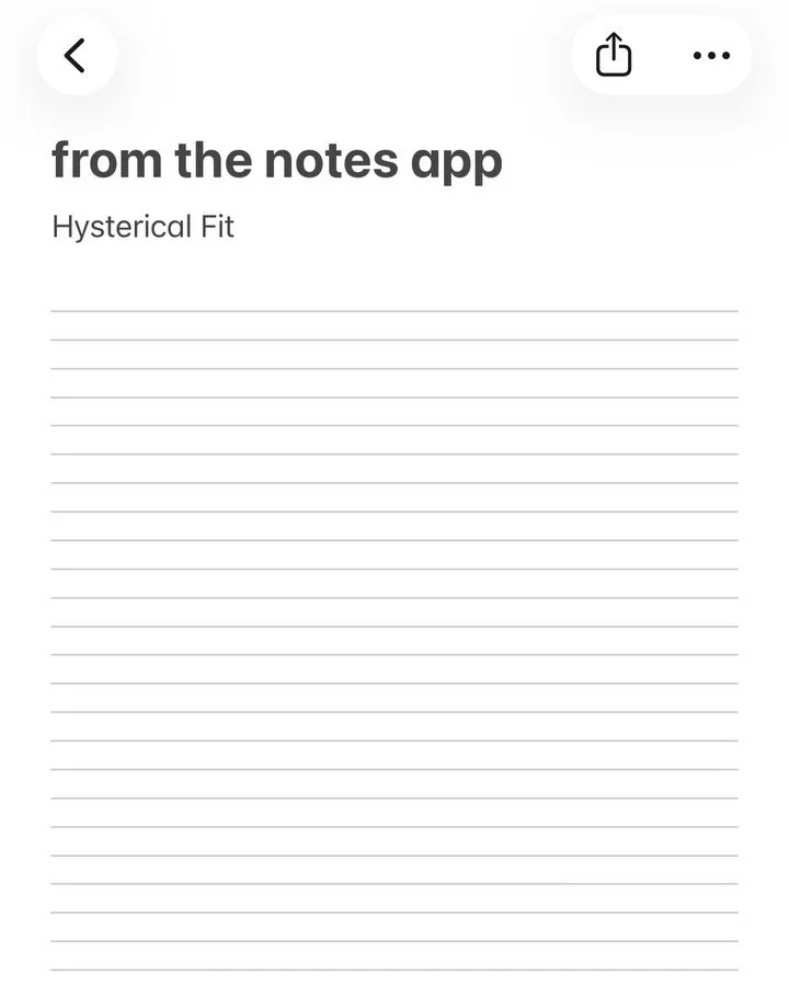 Everybody favorite segment of this pod is a look inside the mind and notes app of yours truly. 

#satire #comedy #fashion #funny #podcast