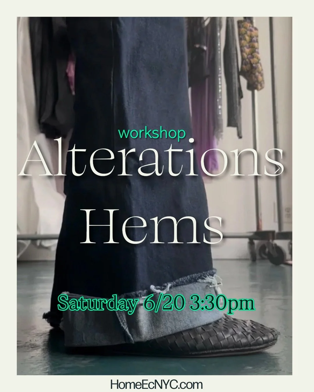 Let&rsquo;s get your soon-to-be faves off the stack in the corner of your closet and onto your body-ody-ody. During this workshop, you&rsquo;ll build skills, have time to practice, and even work on pieces you bring from home.

Want to give a 1&ndash;