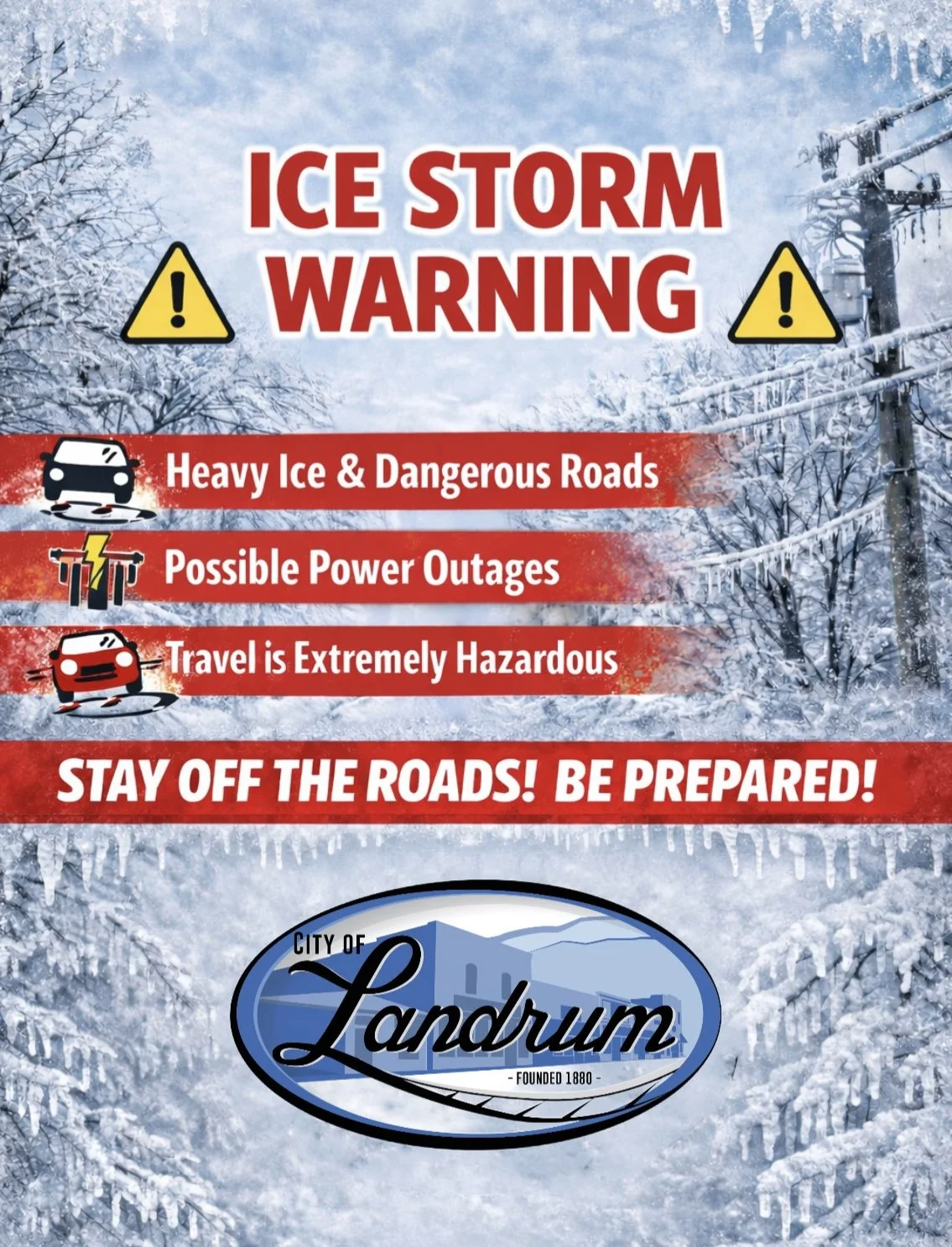 ICE STORM WARNING