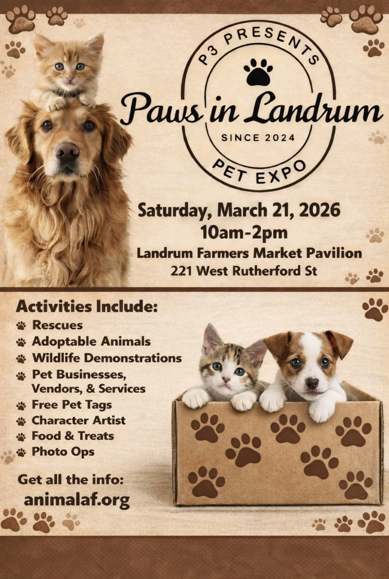 PAWS IN LANDRUM PET EXPO 