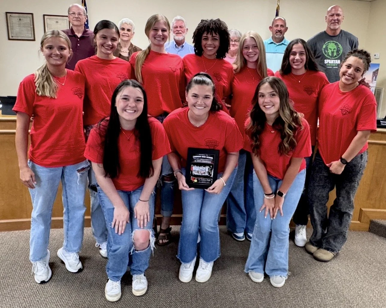 LANDRUM HIGH SCHOOL LADY CARDINALS RECOGNIZED AT CITY COUNCIL MEETING 