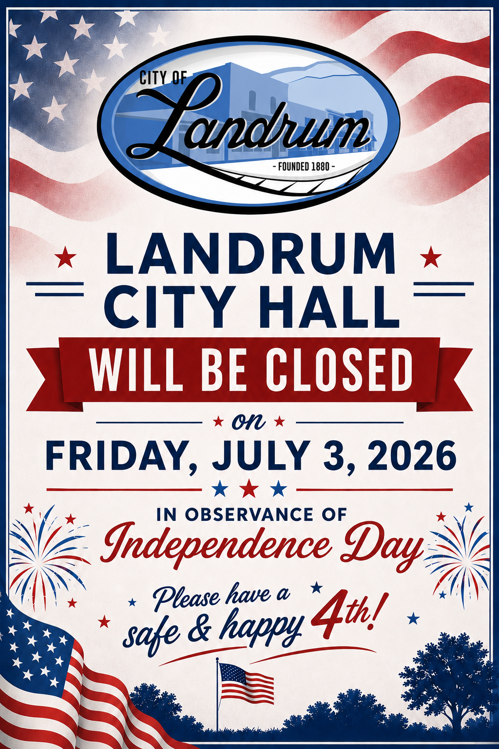 JULY 4th HOLIDAY