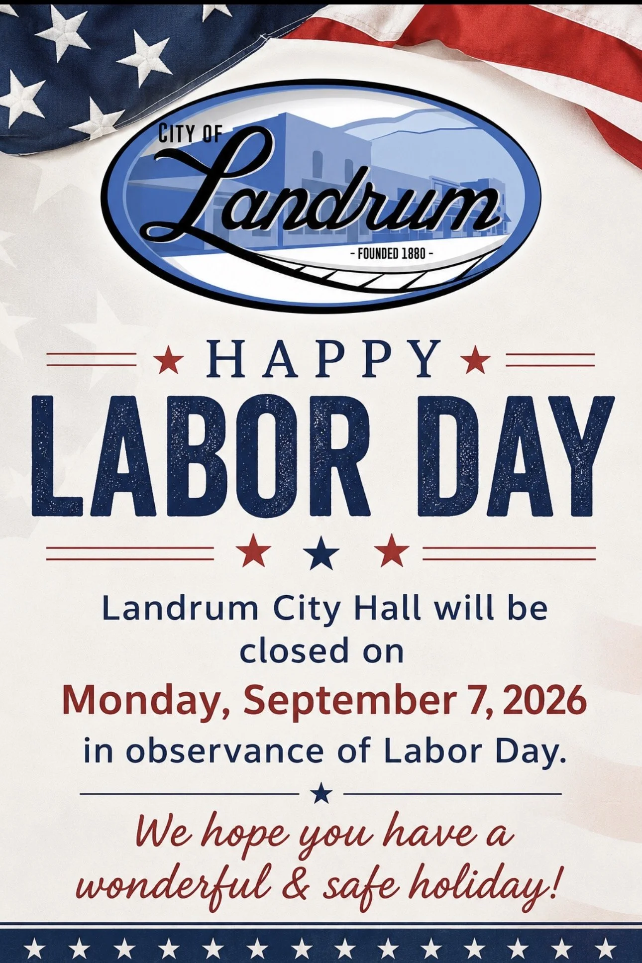 LABOR DAY HOLIDAY