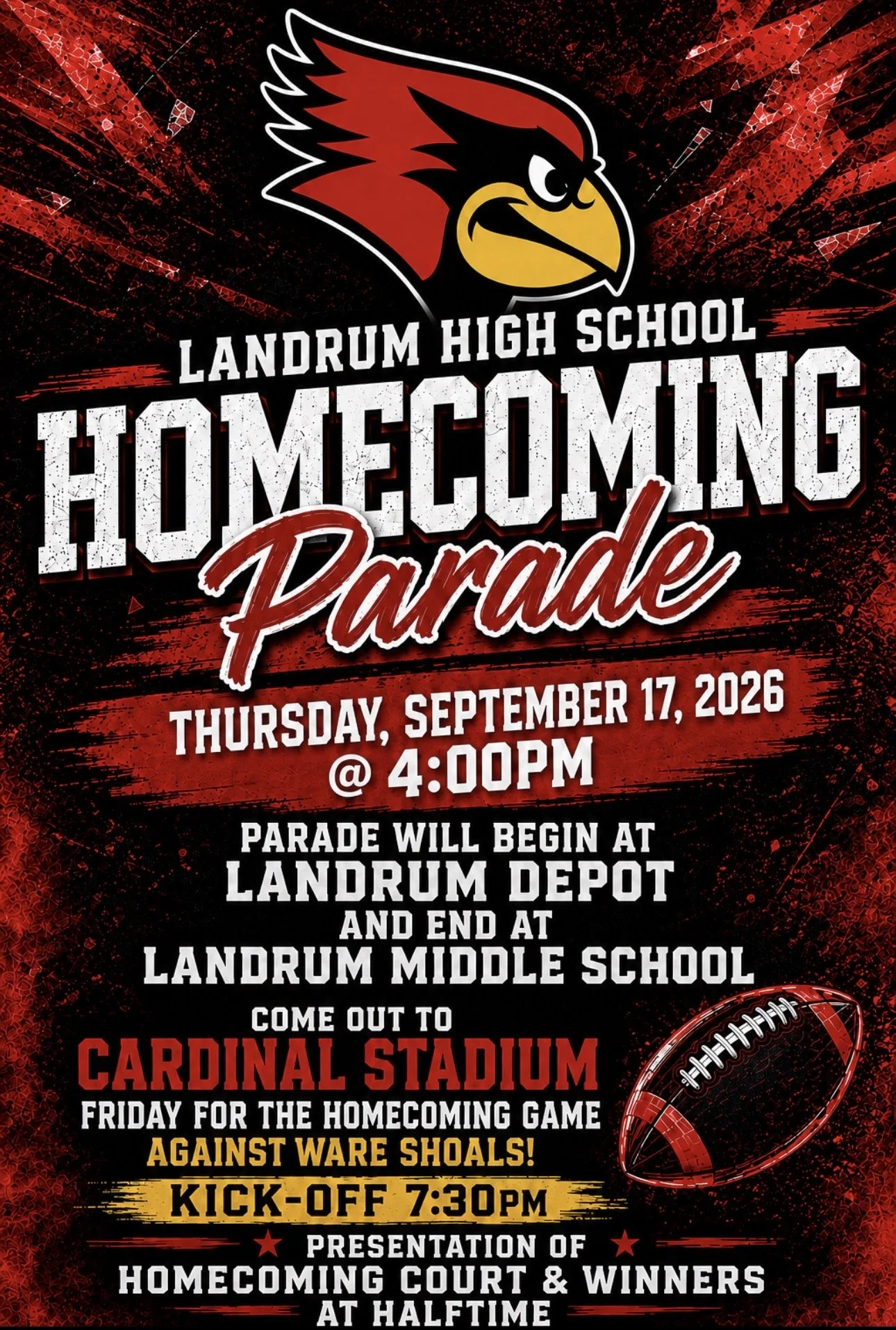 LANDRUM HIGH SCHOOL HOMECOMING PARADE