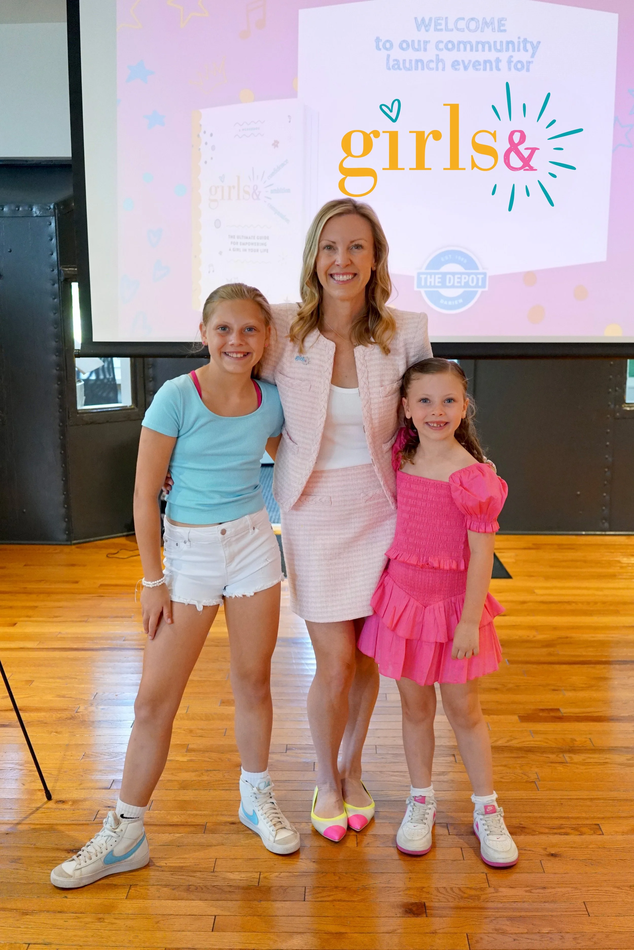 Joan and Daughters Girls & launch.jpg