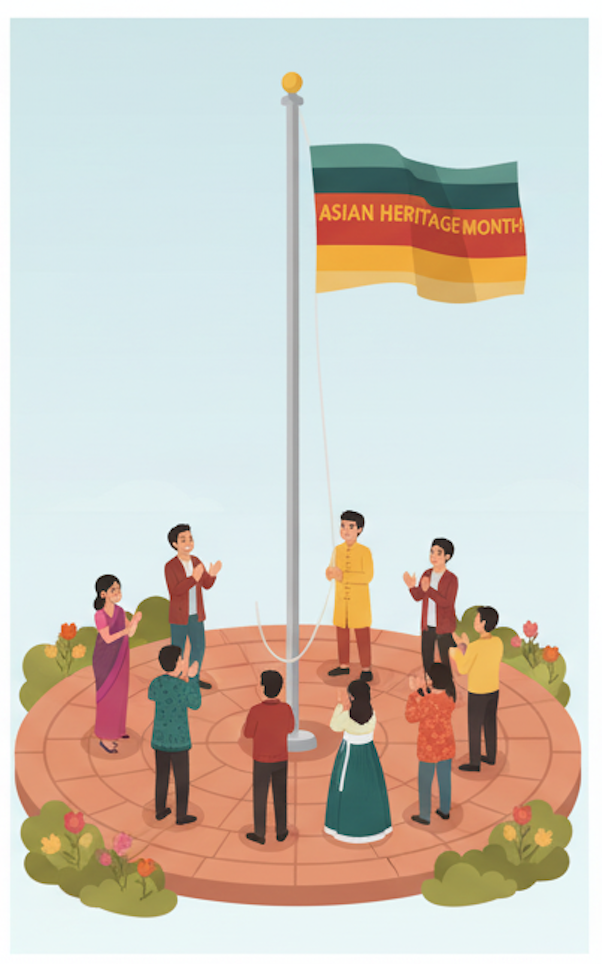 2026 Asian Heritage Month Flag Raising Ceremony