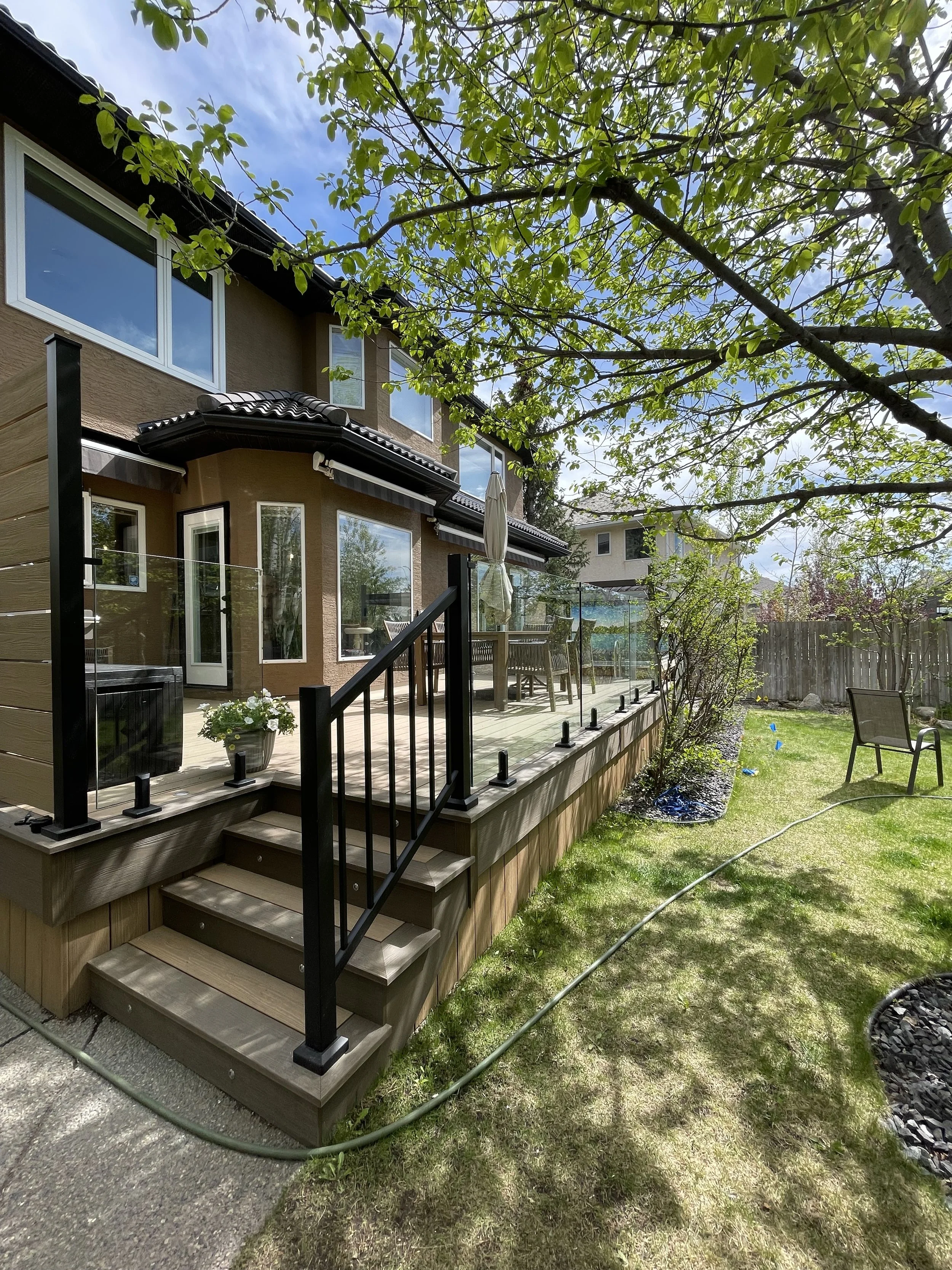 Composite Deck in Calgary by Cisar construction