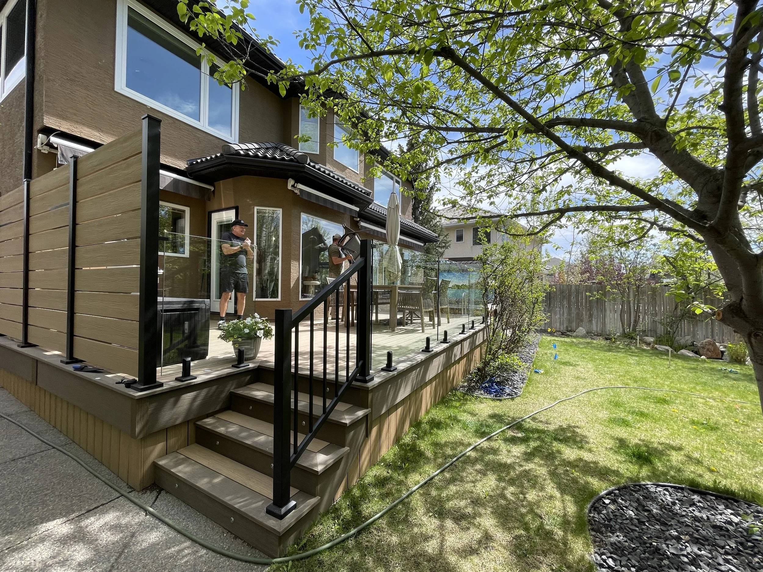 Composite Deck in Calgary by Cisar Construction