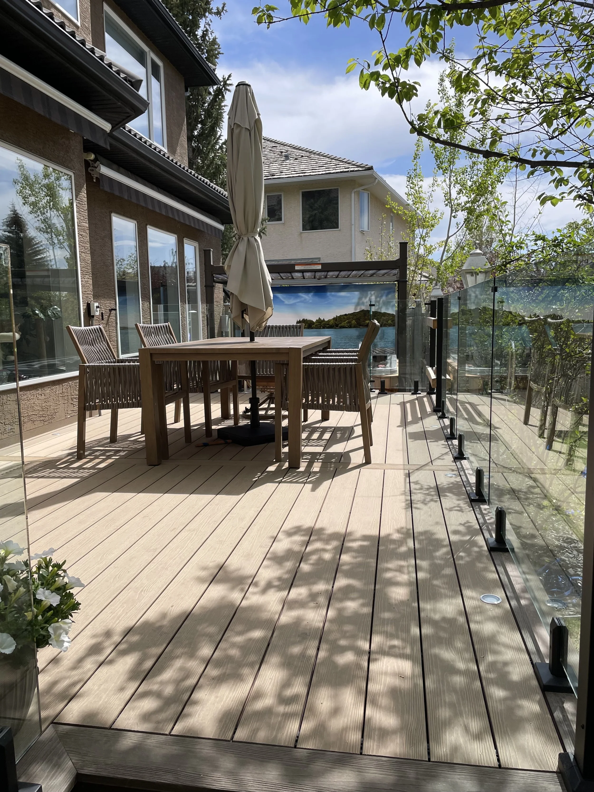 Composite Deck in Calgary by Cisar construction
