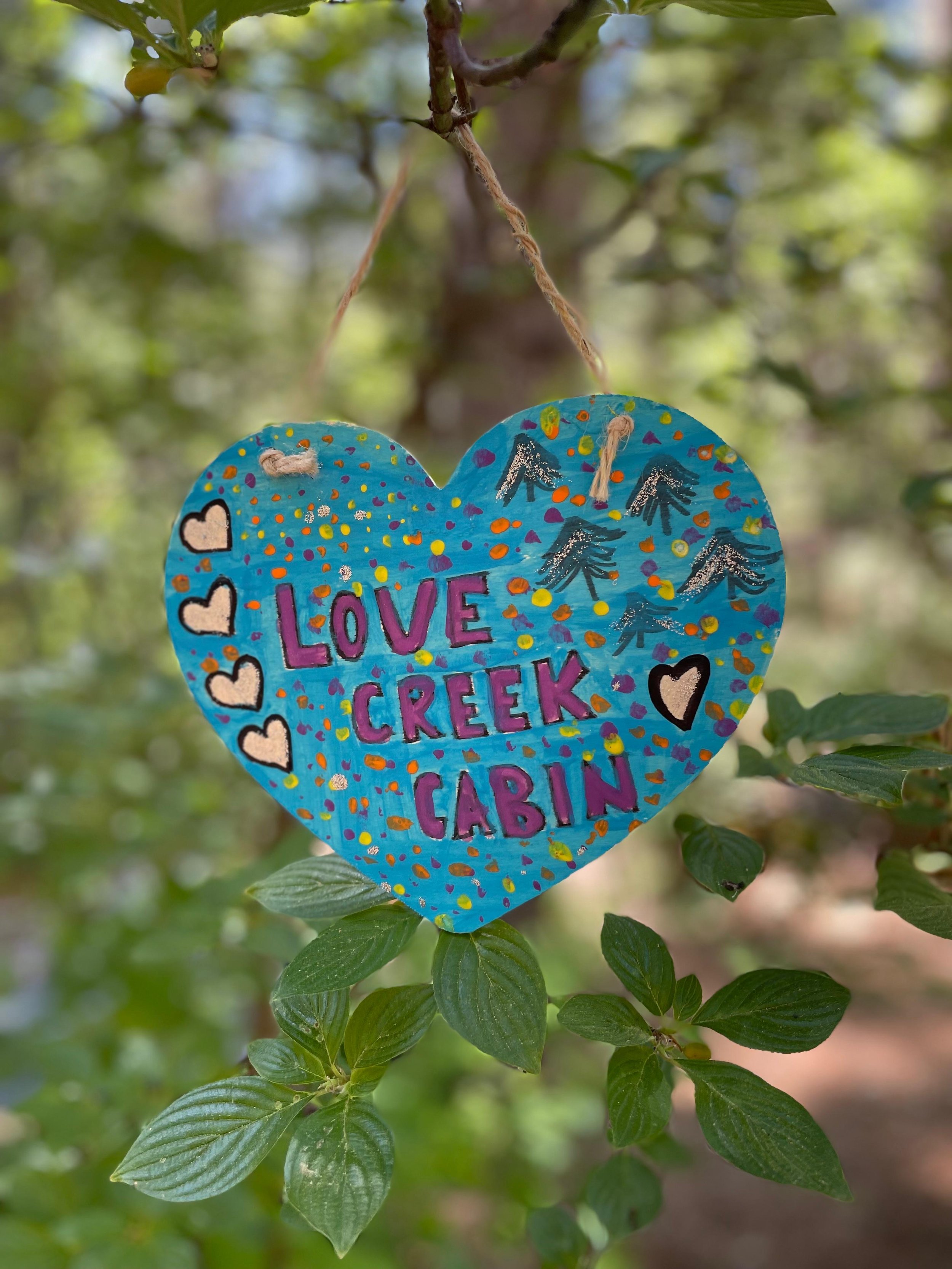 A little piece of art created by one of our guests. 