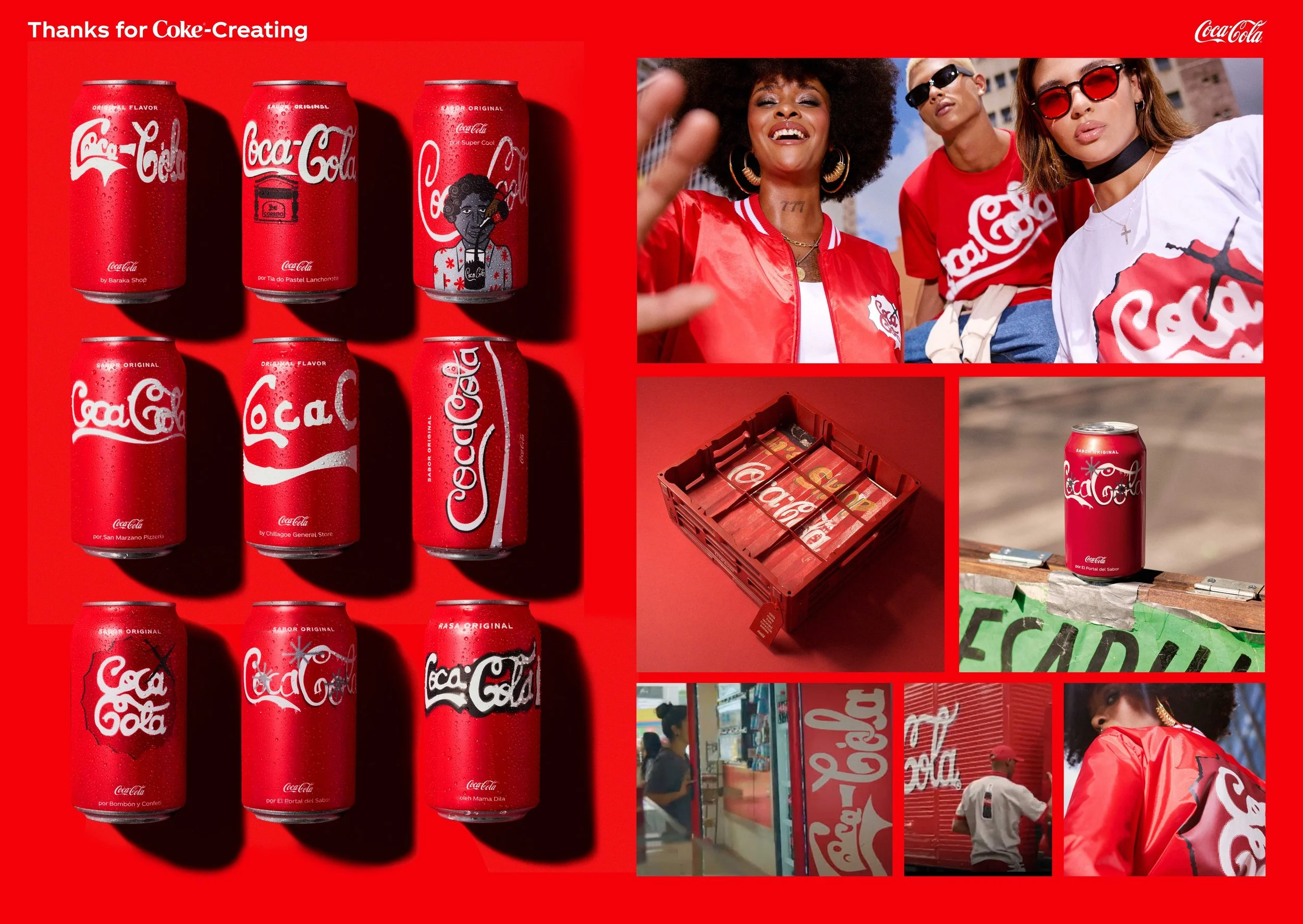 Thank You for Coke-Creating, brand touchpoints