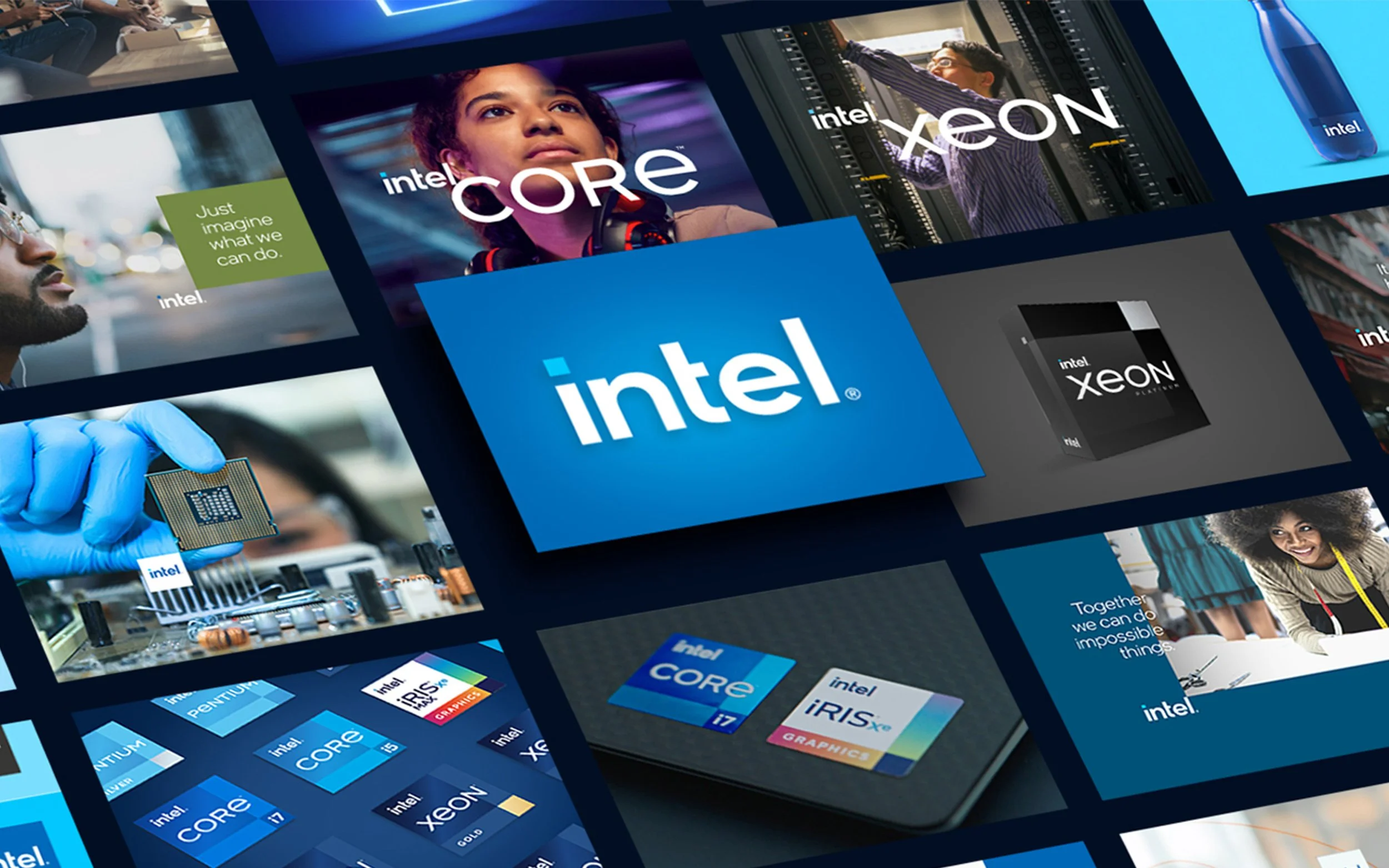 Intel Global Rebrand, new visual identity