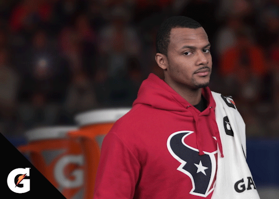 Giforade branded GIF, Deshaun Watson, Thinking Guy