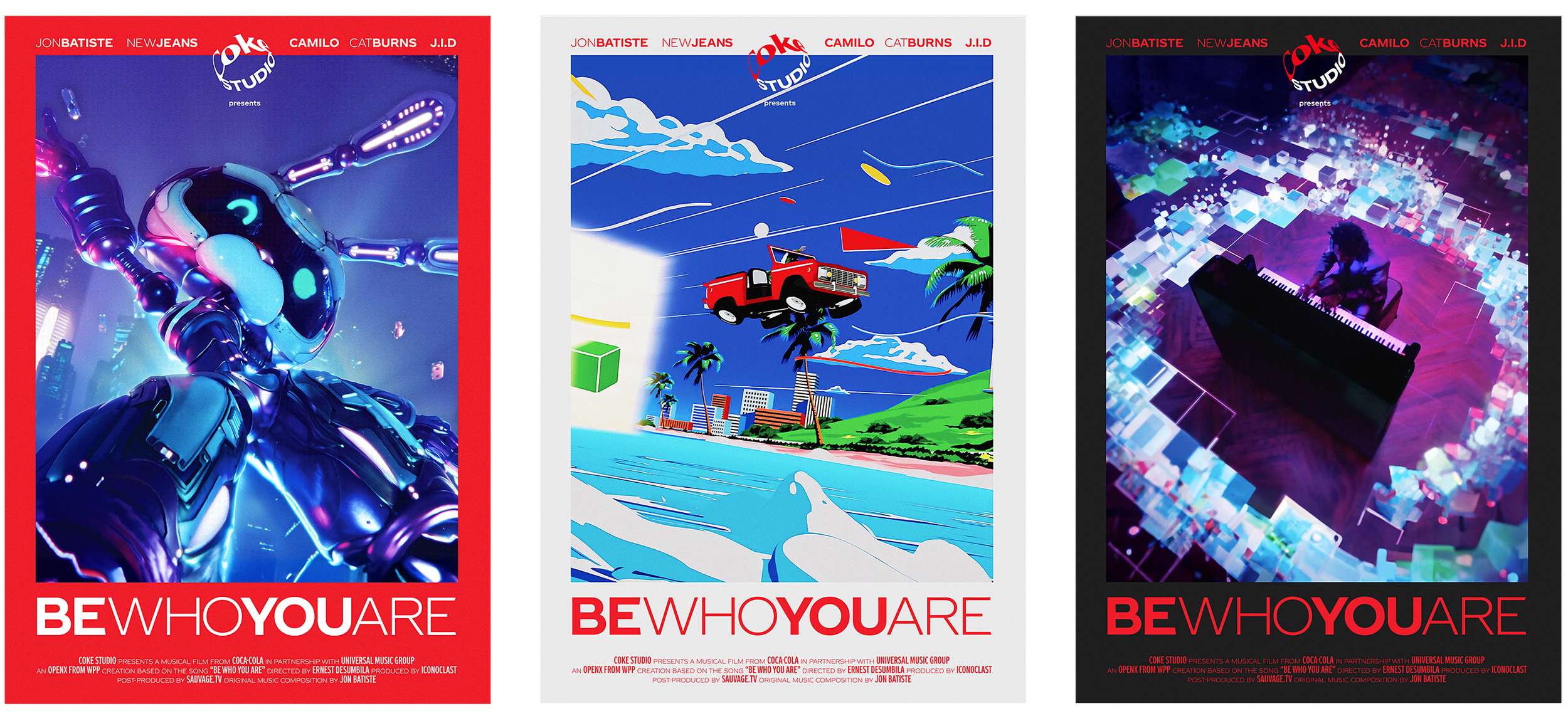 Coke Studio campaign imagery