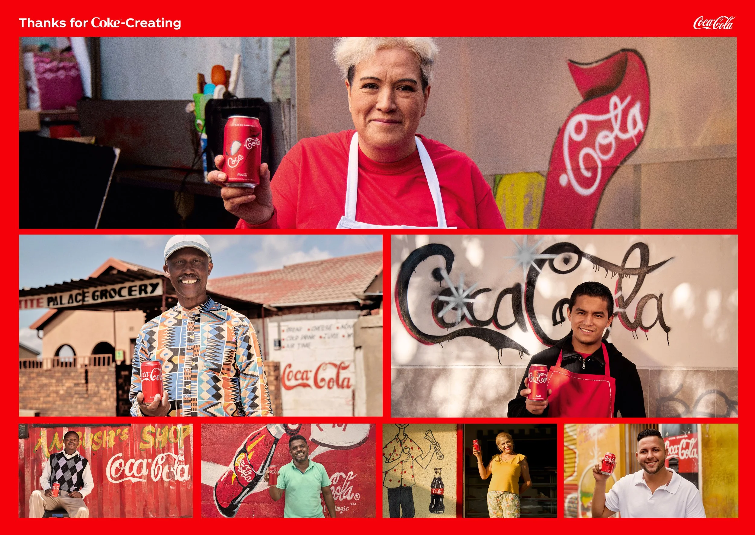 Thank You for Coke-Creating, local business owners