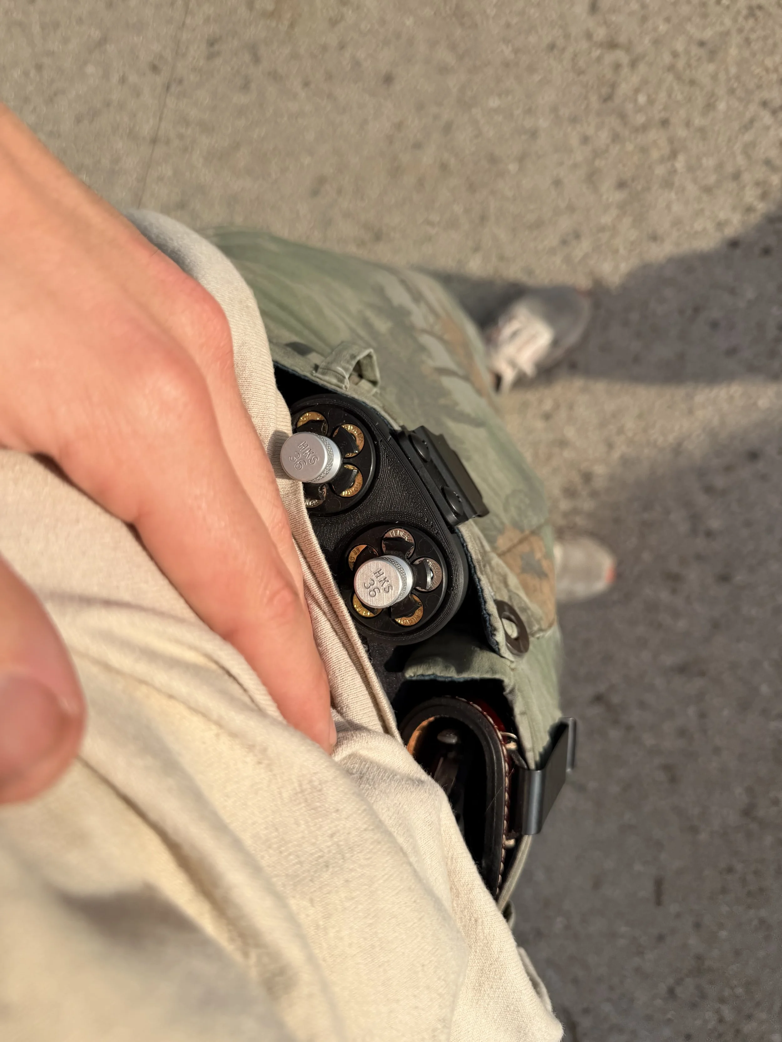 Revolver Speedloader IWB Carrier - Dual 5 Round