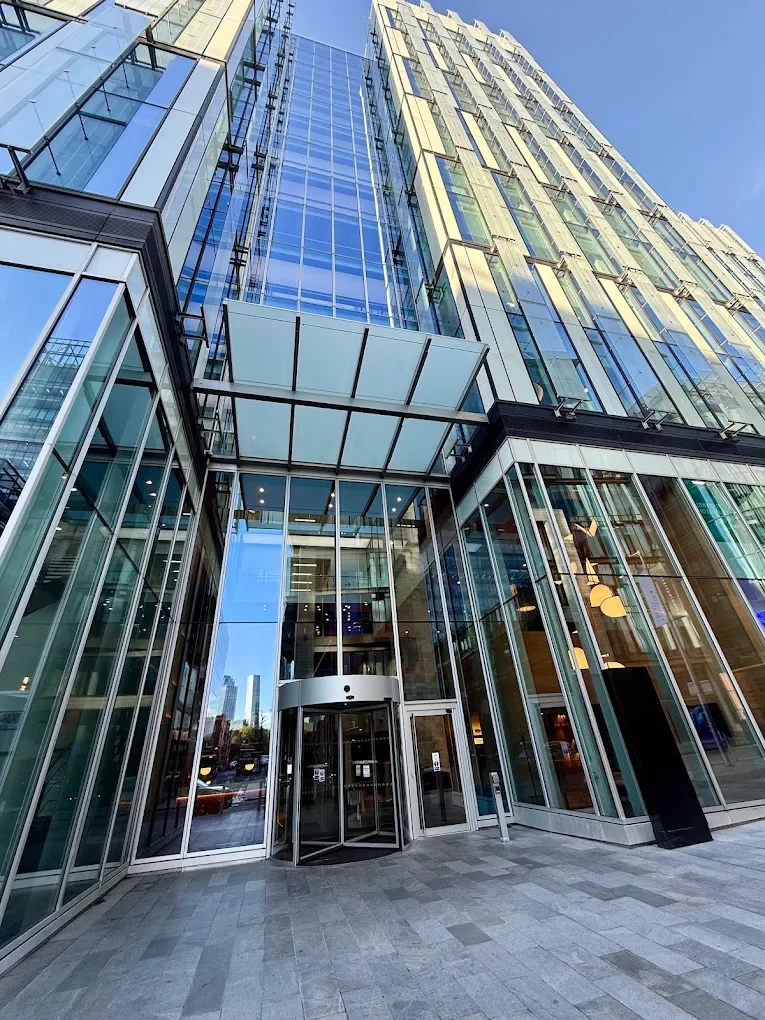 Entrance to 3 Hardman Street, Spinningfields, Manchester