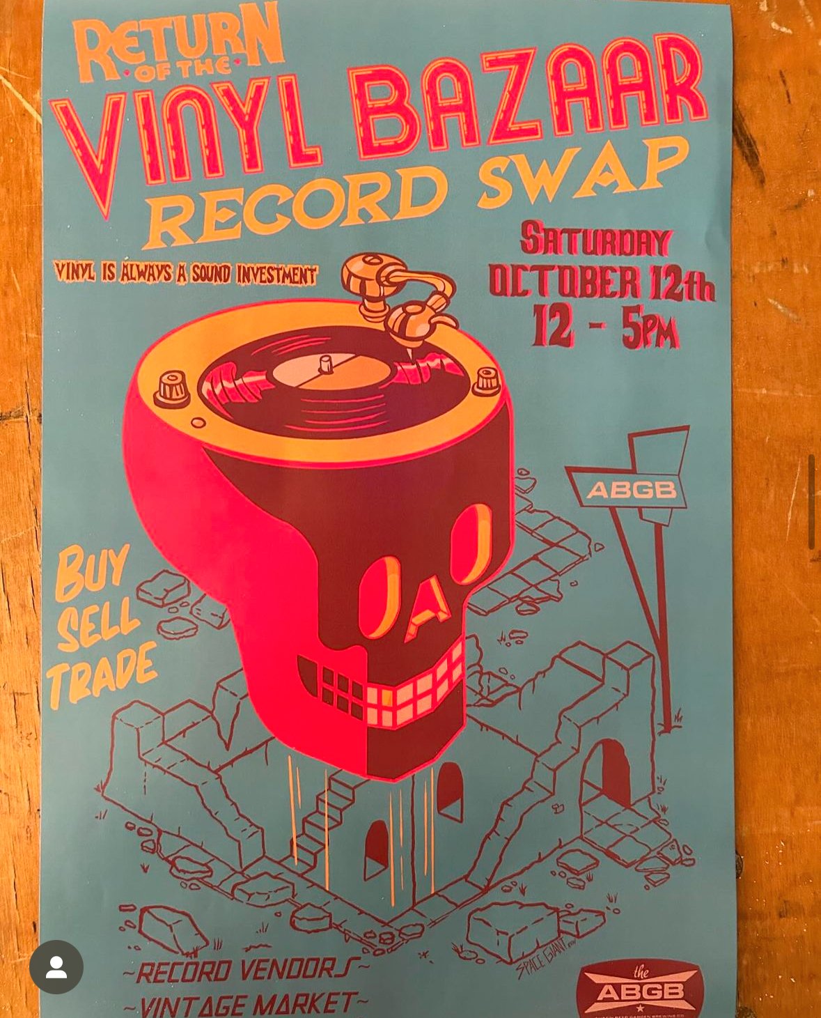 Vinyl Bazaar Record Swap @ ABGB