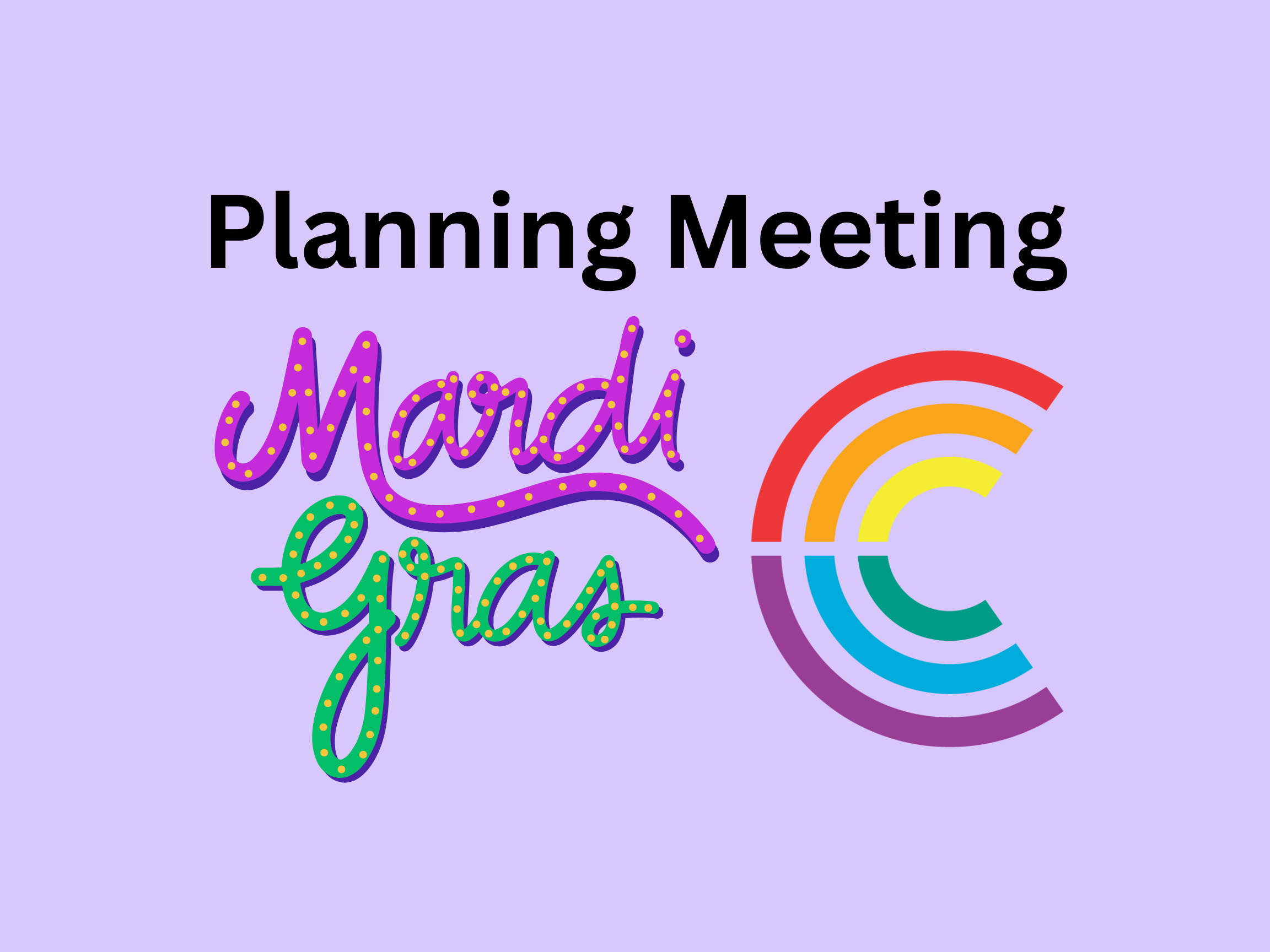 Mardi Gras Planning Meeting