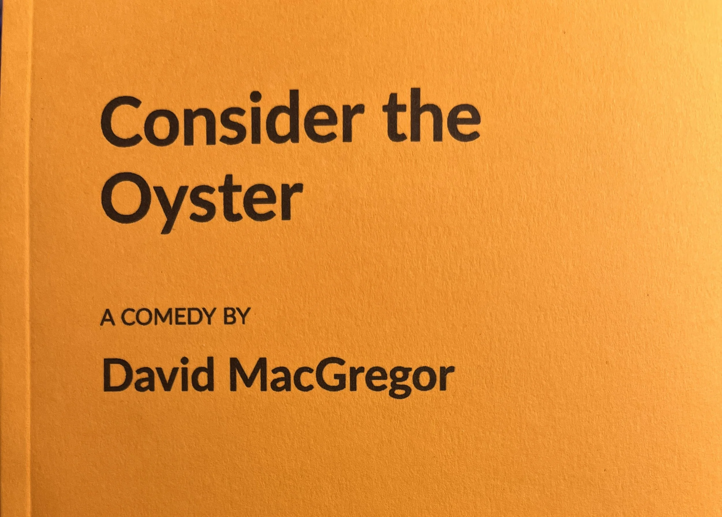 Consider the Oyster
