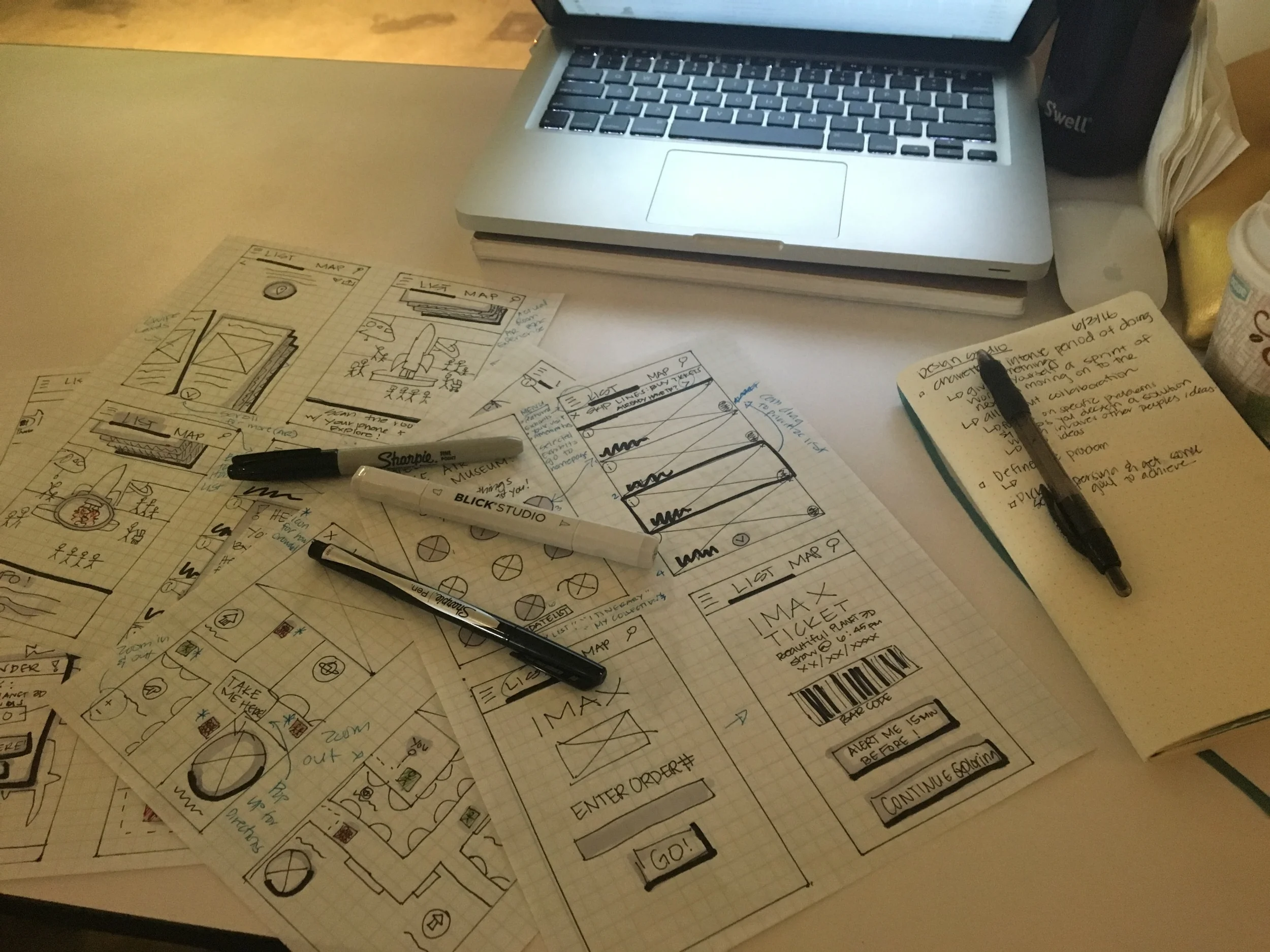 First Iteration Sketches