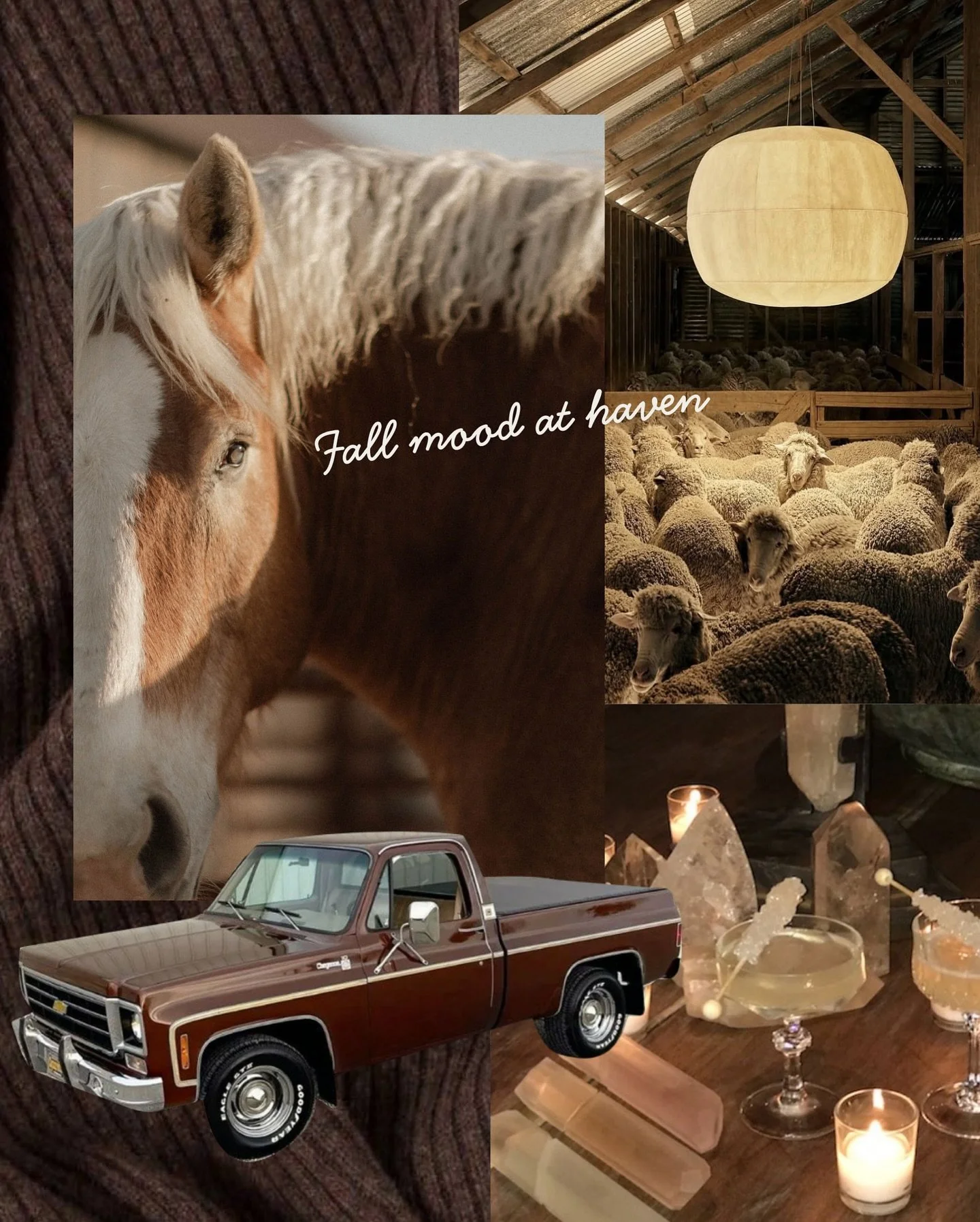 Call it a mood board, call it a manifestation, either way, this is what life at haven feels like when the air starts turning a little more crisp.  After a wild and full couple of months, we are resting and returning to ourselves, our visions and our 