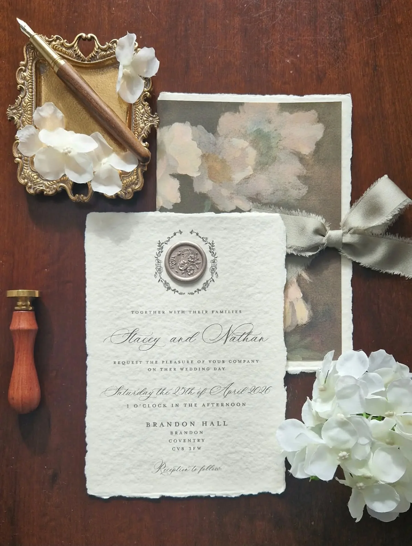 Timeless and elegant, handmade paper wedding invitations will always be my favourite to design.

Based in Scotland, but working with clients worldwide, let Celtic Paperie help make all of your stationery dreams come true.  Just like a fairytale.

#20