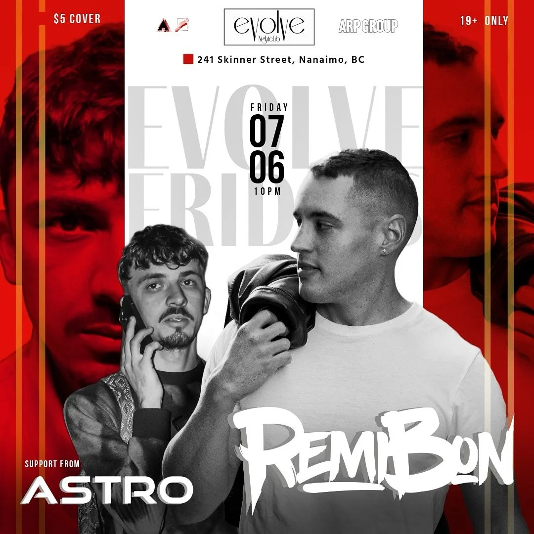 Get ready for an unforgettable night at Evolve Nightclub! Join us on Friday, June 7th at 10 PM for Evolve Fridays featuring the electrifying beats of Remi Bon @djremibon , with support from Astro @officialastro_p ! π
π Location: 241 Skinner Street
