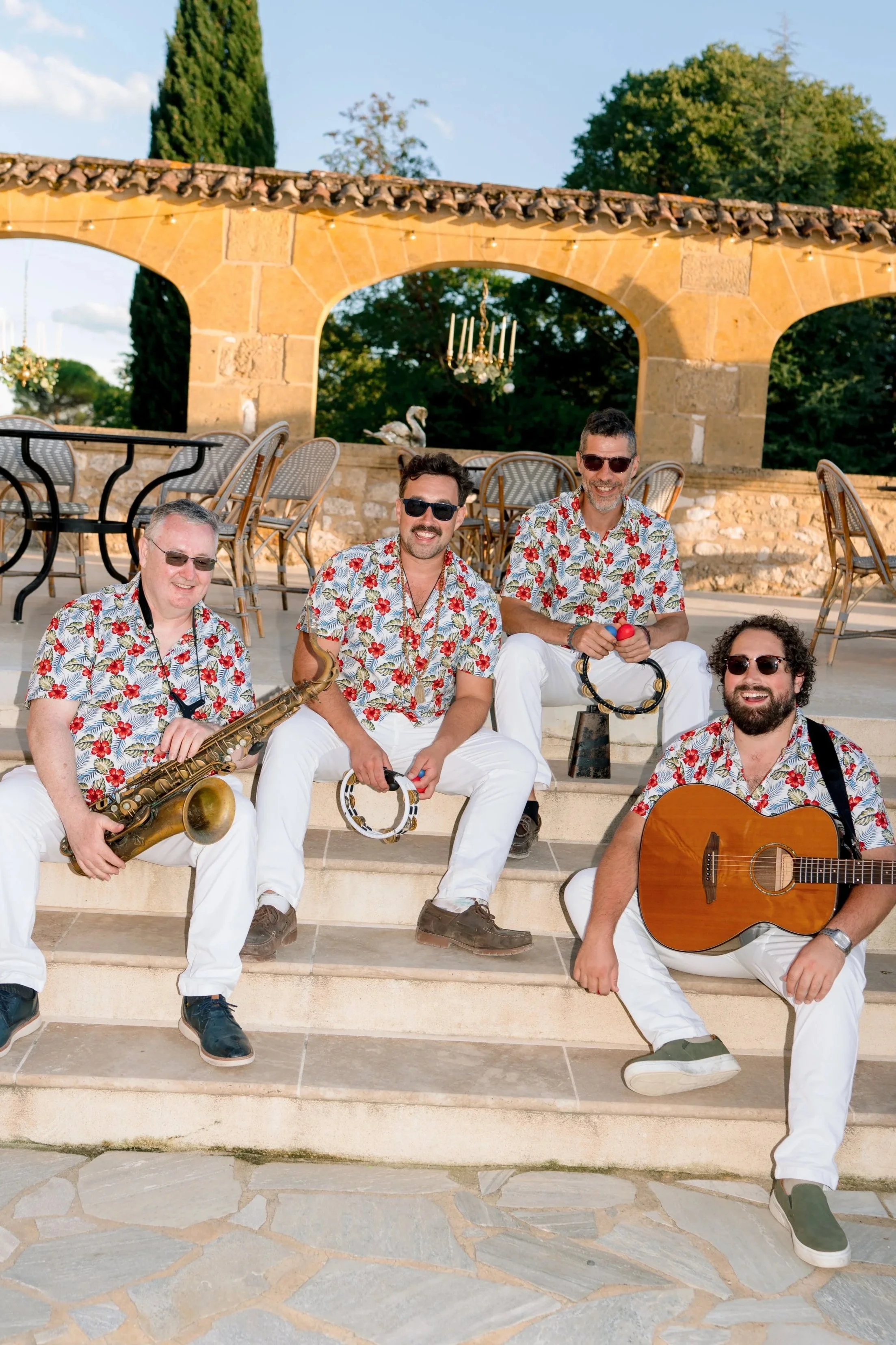 Metz Jnr Music Destination Roaming Band performing international weddings and events