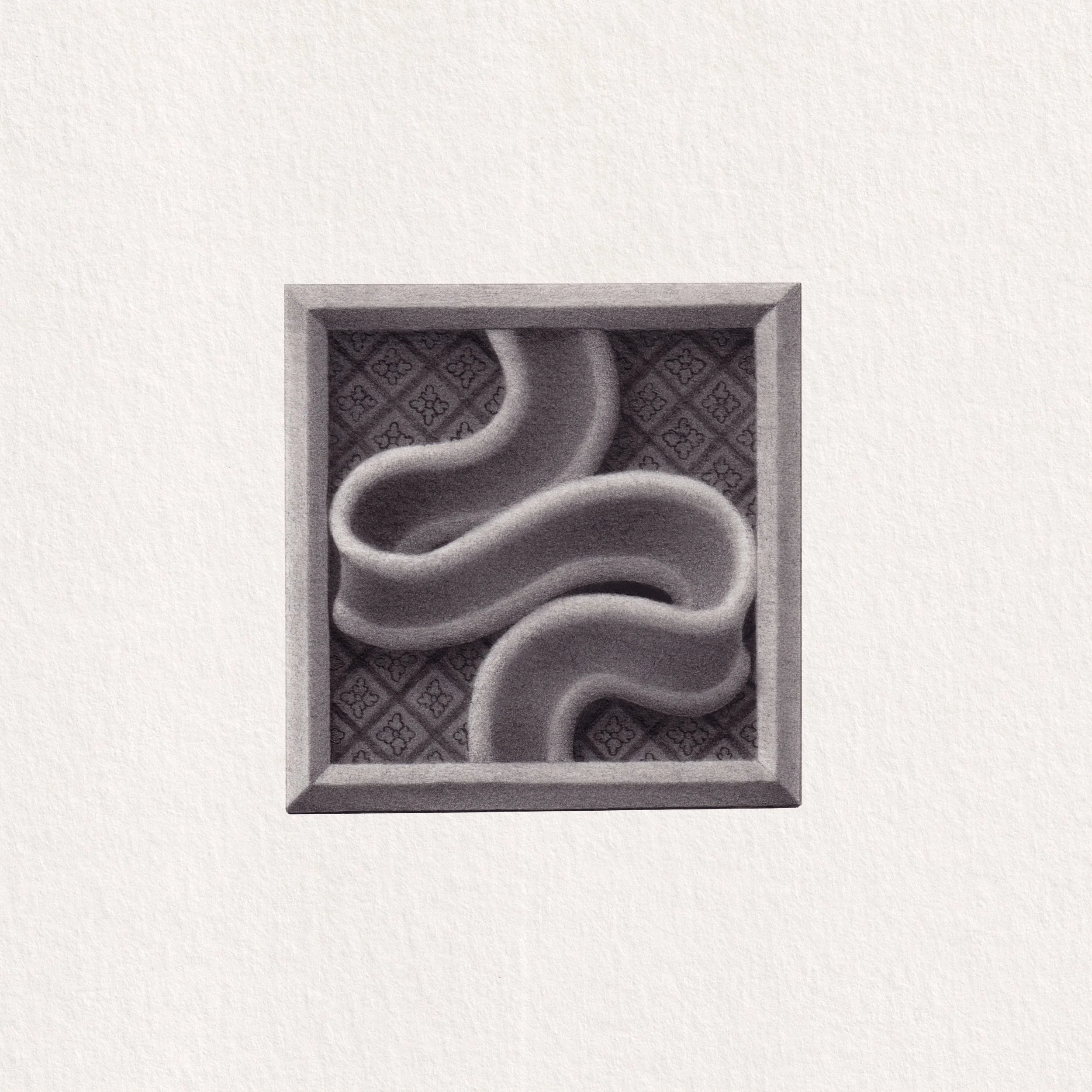 Pencil Ribbon — Ballpoint pen on paper