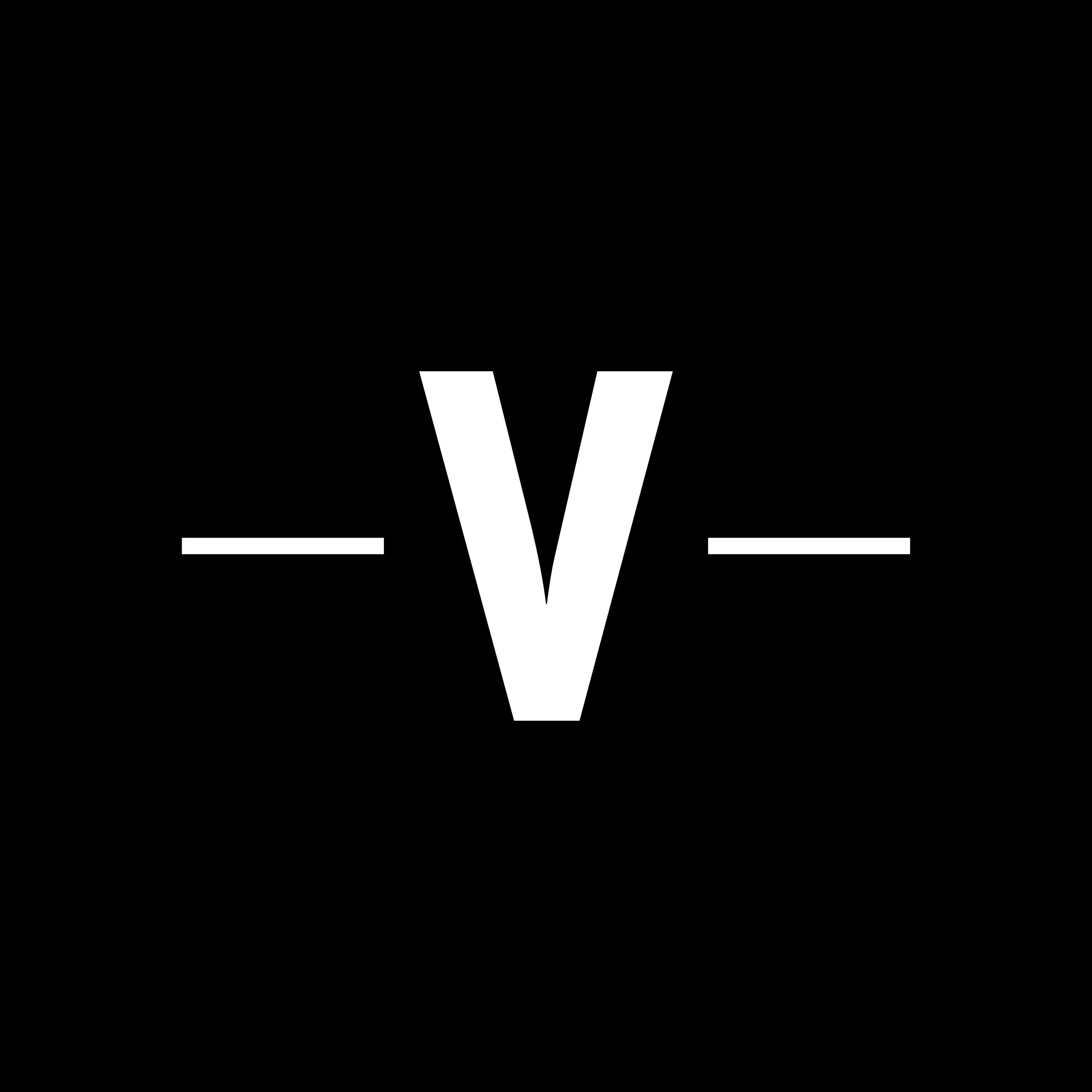Logo Vladinsk black and white V