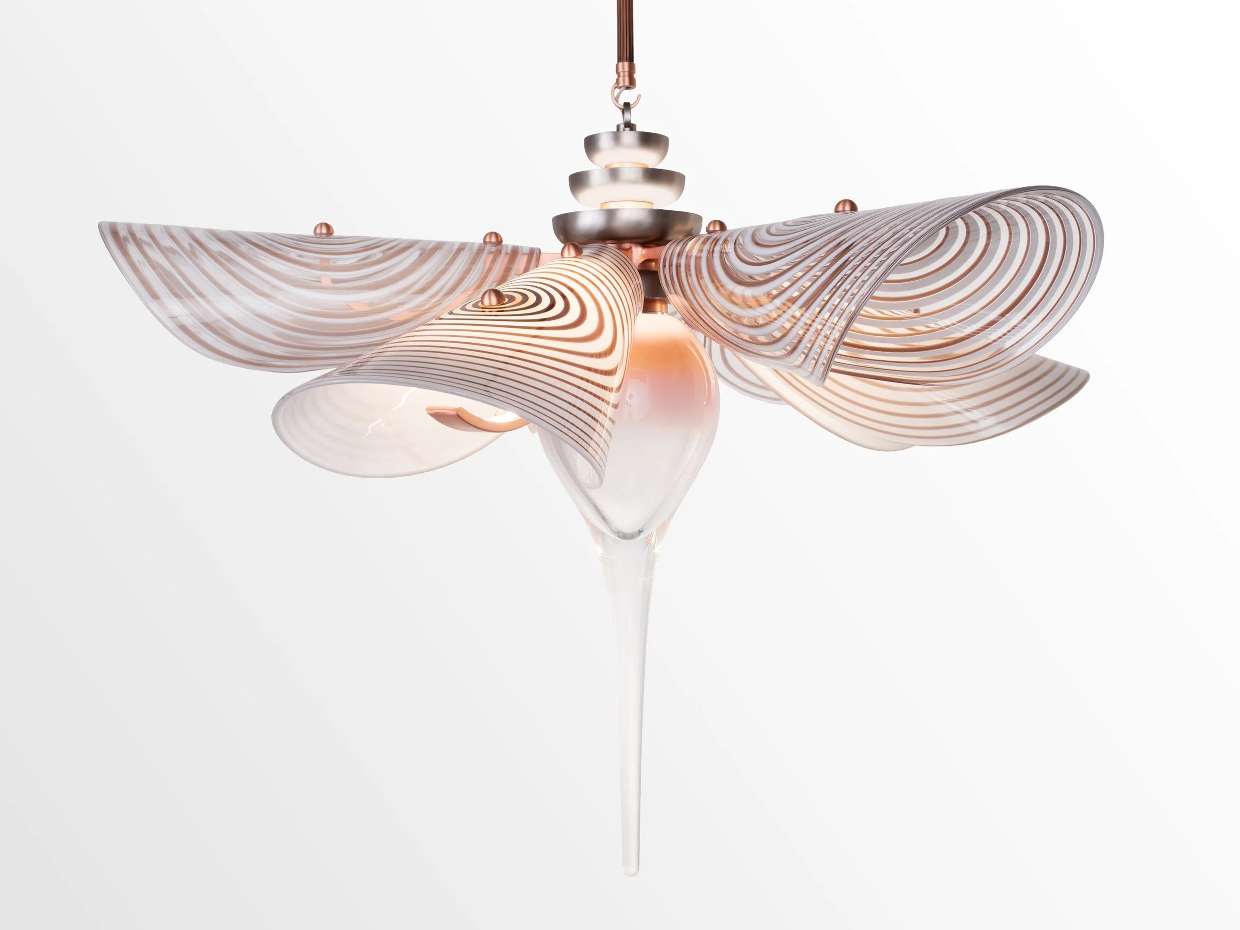 Bloom Six Leaf Chandelier