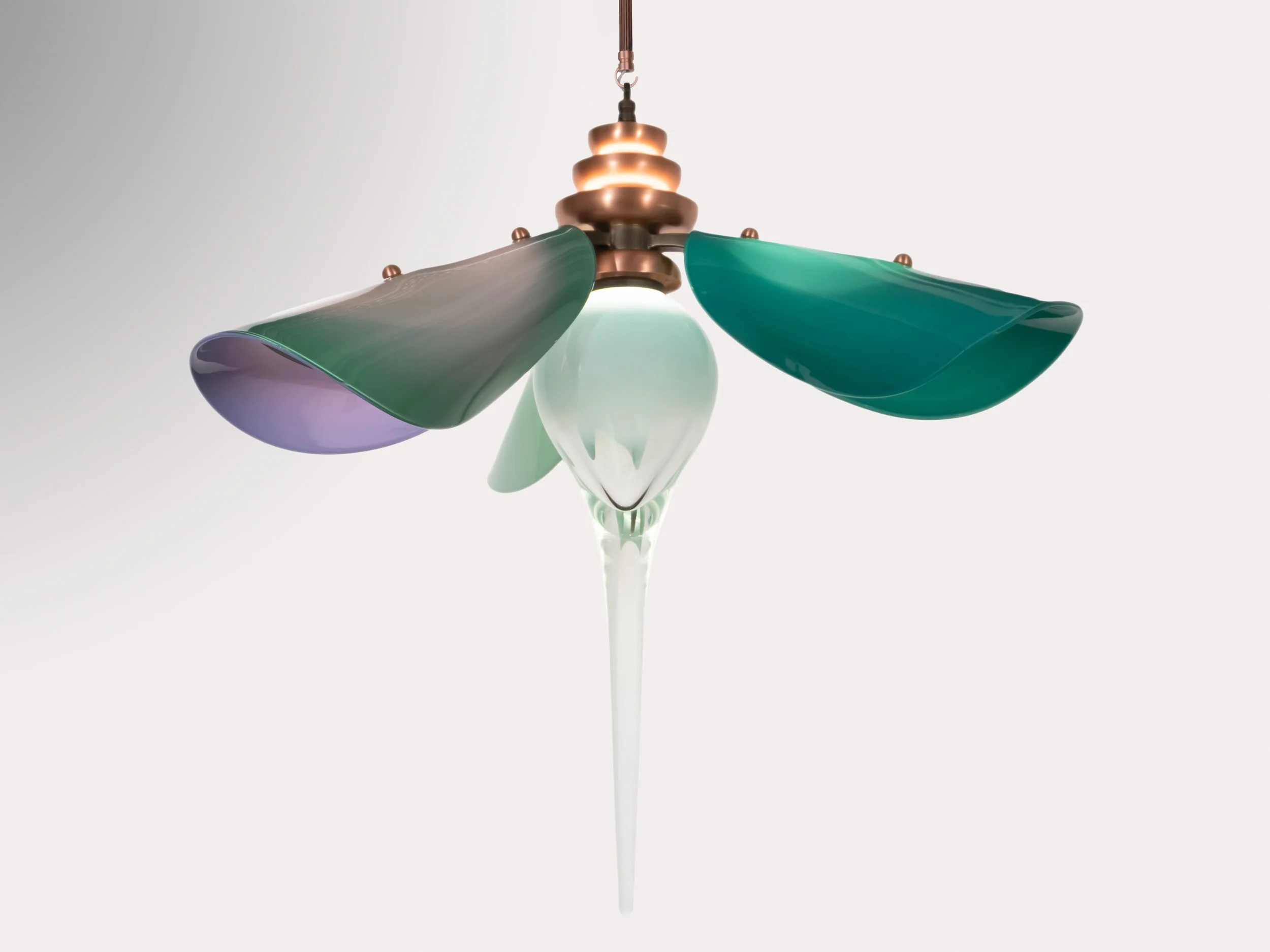 Bloom Three Leaf Chandelier