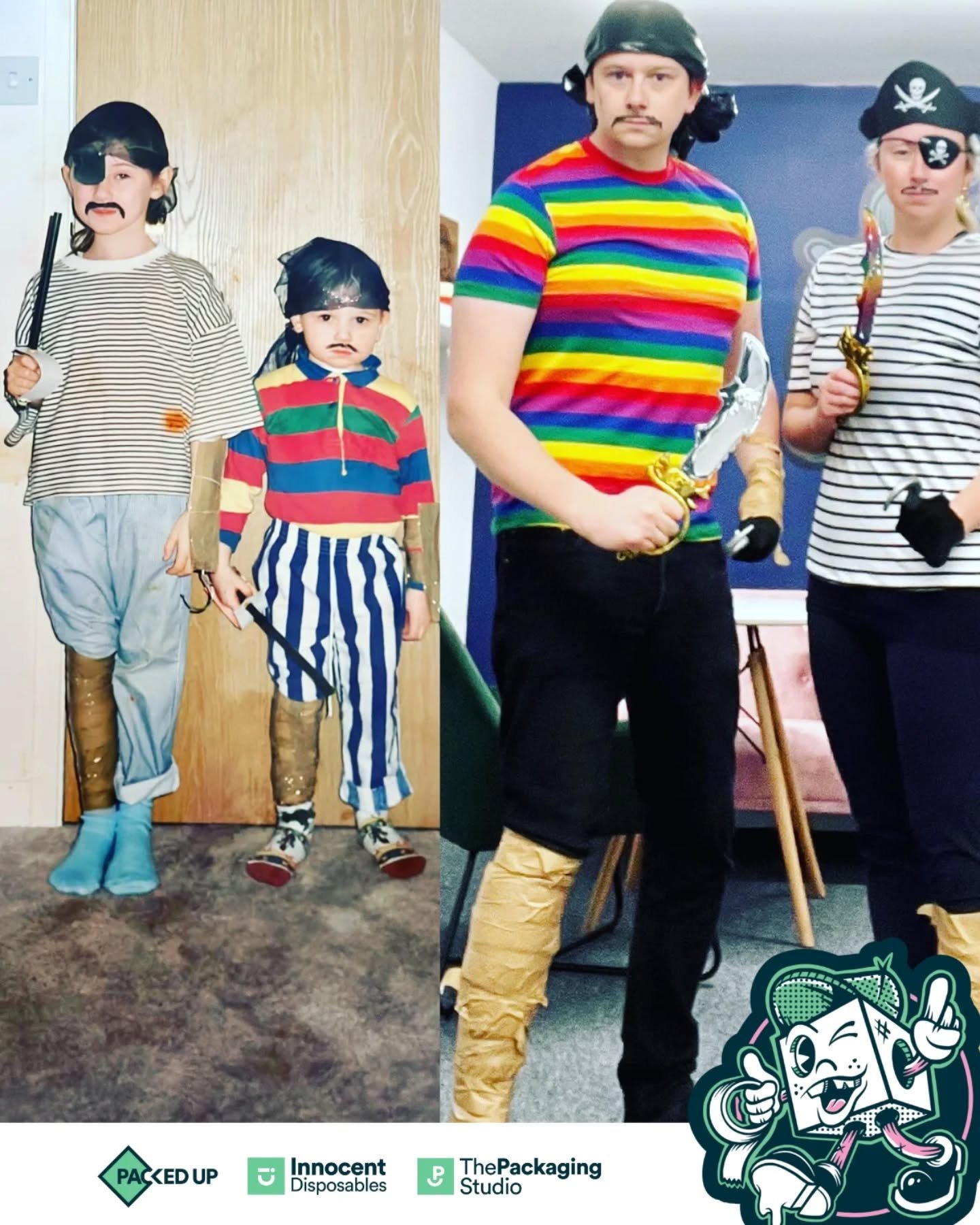 It's safe to say a lot has changed since Packed Up started up... But some things never will! 😆

Need a sustainable, last minute Halloween costume?
We've got you covered! ✅

Ps. We can also help with your packaging and warehouse consumable requiremen