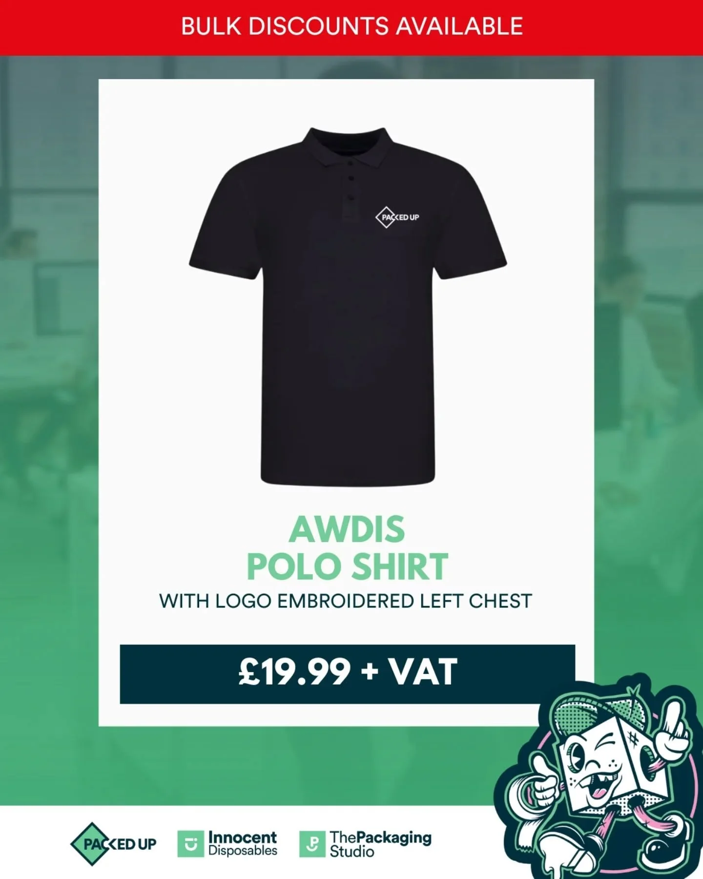 Ready to look fresh in Feb? 😎

Ordering branded clothing for your team can be stressful which is why we have made it simple by offering the below popular items with branding included!

Discounts for bulk orders are also available! 🤩

𝐀𝐖𝐃𝐈𝐒 𝐏?