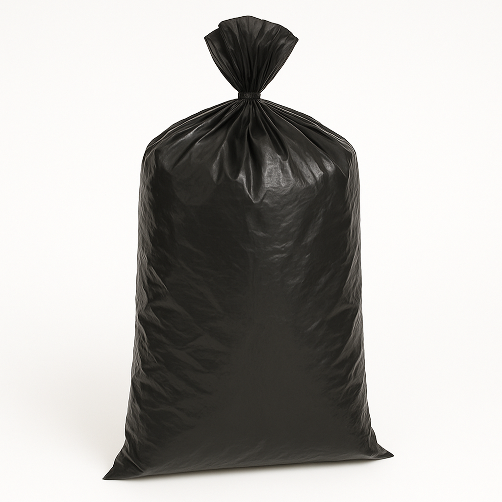 Black Compactor Sacks – 20x34x46" 20kg (PBCOMPB)