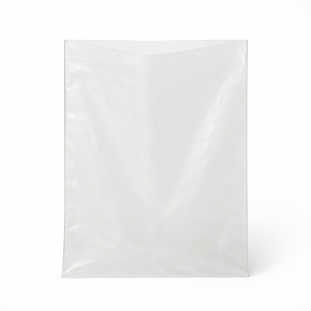 Clear Open Top Poly Bags – 8x10" 120G 30% Recycled Content (PB8X10LD)