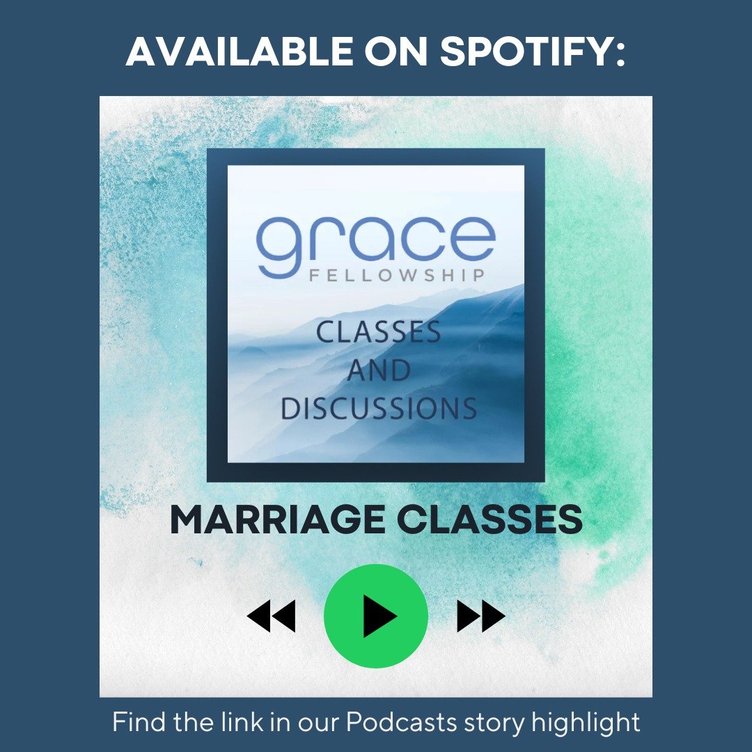 Our marriage class lessons are available on Spotify, along with some of our previous Sunday school series! Be sure to check them out there, as well as on apple & google podcasts. You can find the links to those in the Podcasts story highlight on