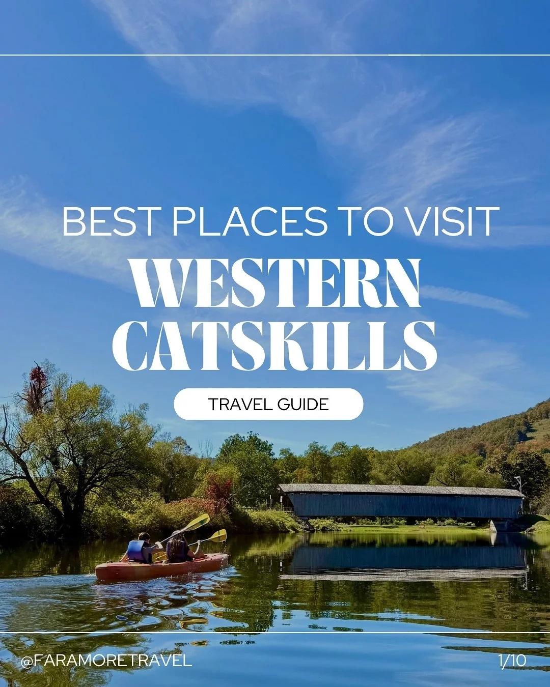 ❗️TRENDING DESTINATION ALERT❗️
Why is the Western Catskills becoming such a hot spot? 👉 Read my latest blog, “Escape to the Catskills: A Guide to New York’s New Top Destination” to learn more (🔗 in bio).
Here’s a list of t