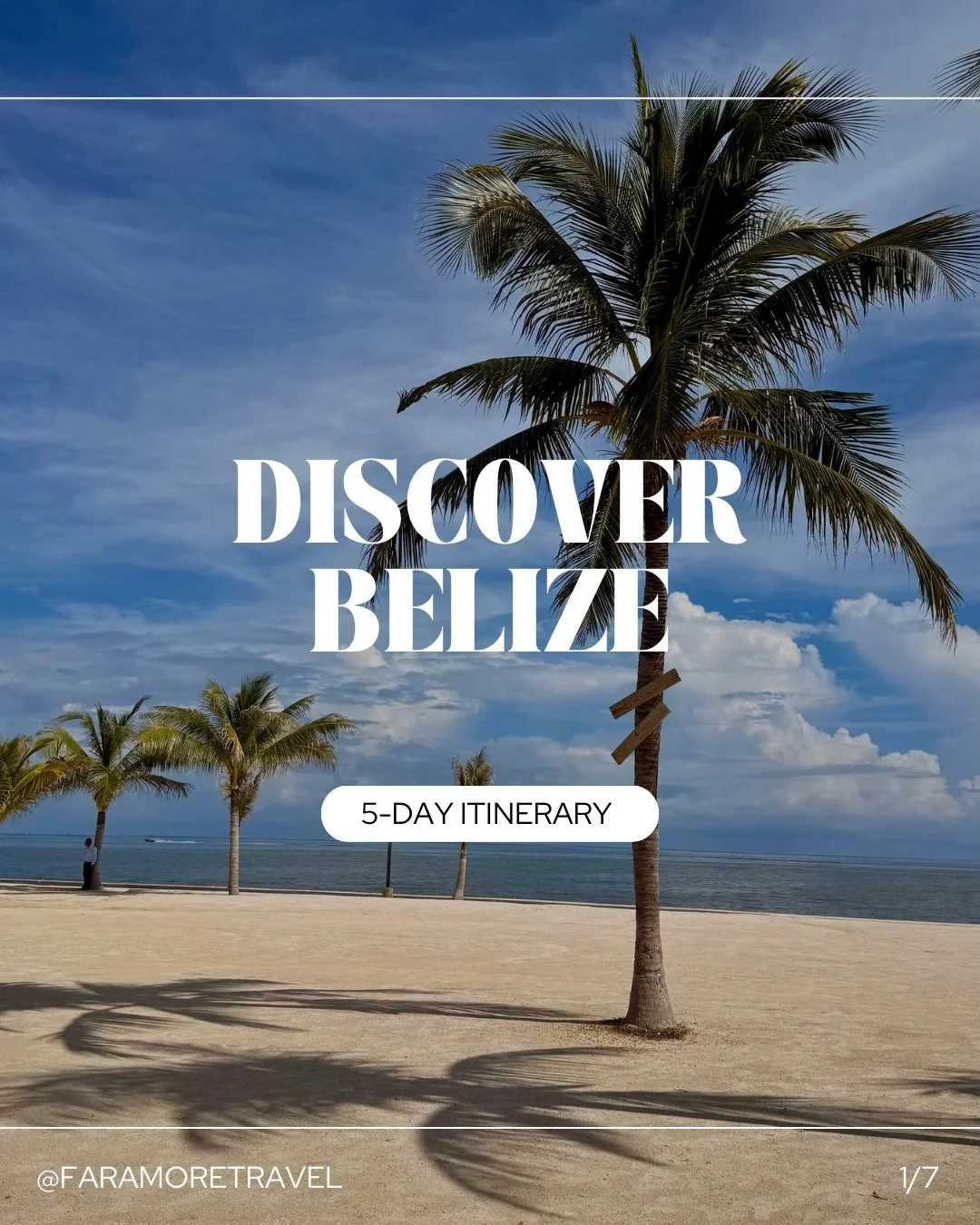 SAVE and SHARE this unforgettable journey to Belize&rsquo;s rainforest, Maya ruins, and famous barrier reef.

Here&rsquo;s a complete 5-day itinerary for families:👇

✈️ Day 1 &mdash; charter a flight with @cari.bee.air from Belize City to San Ignaci