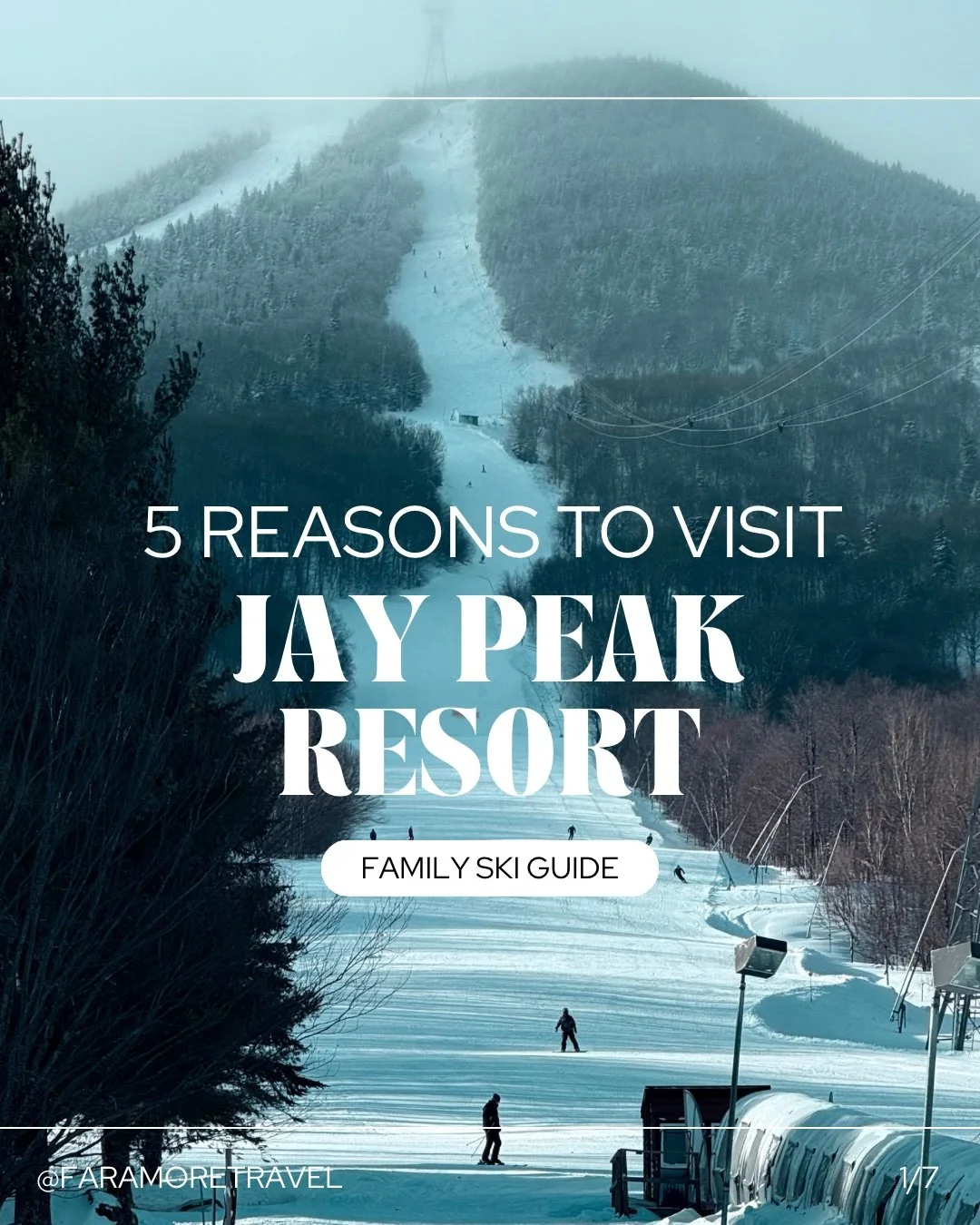 ⛷️VISIT @jaypeakresort NOW TO ENJOY OVER 200 INCHES OF SNOW!

🎿 Jay Peak Summary:
�� - 81 trails, slopes, and glades 
 - Most snow in the Eastern U.S.
 - Trails for all levels &mdash; 20% novice, 40% 
  intermediate, 40% advanced 
 - Summit elevatio