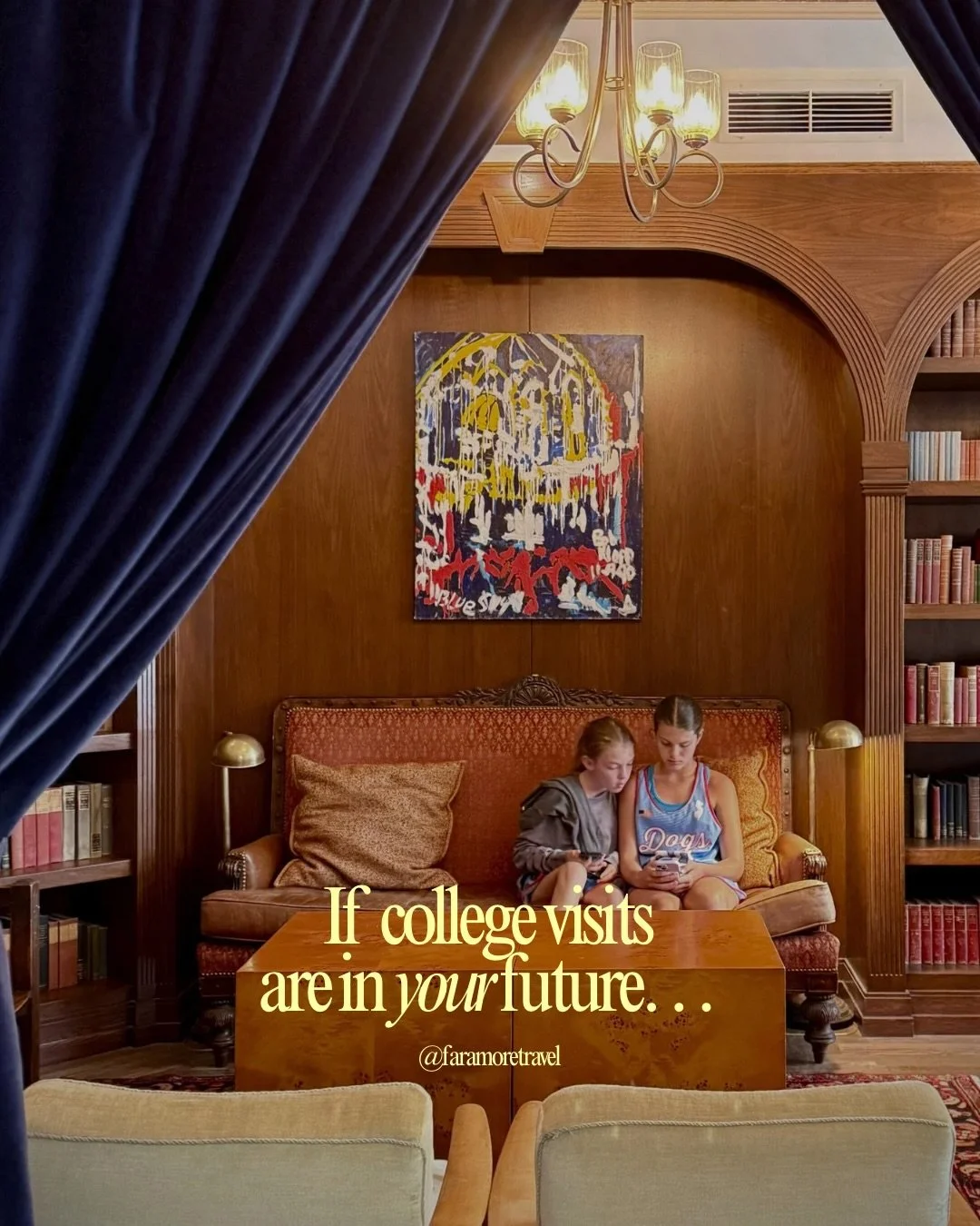 🎓 Parents of teens: if college visits have hijacked your spring break, you&rsquo;re not alone. And no&mdash;college tours don&rsquo;t have to be dull. SAVE this for your college visits!

My oldest recently had a lacrosse tournament at Yale, and we d