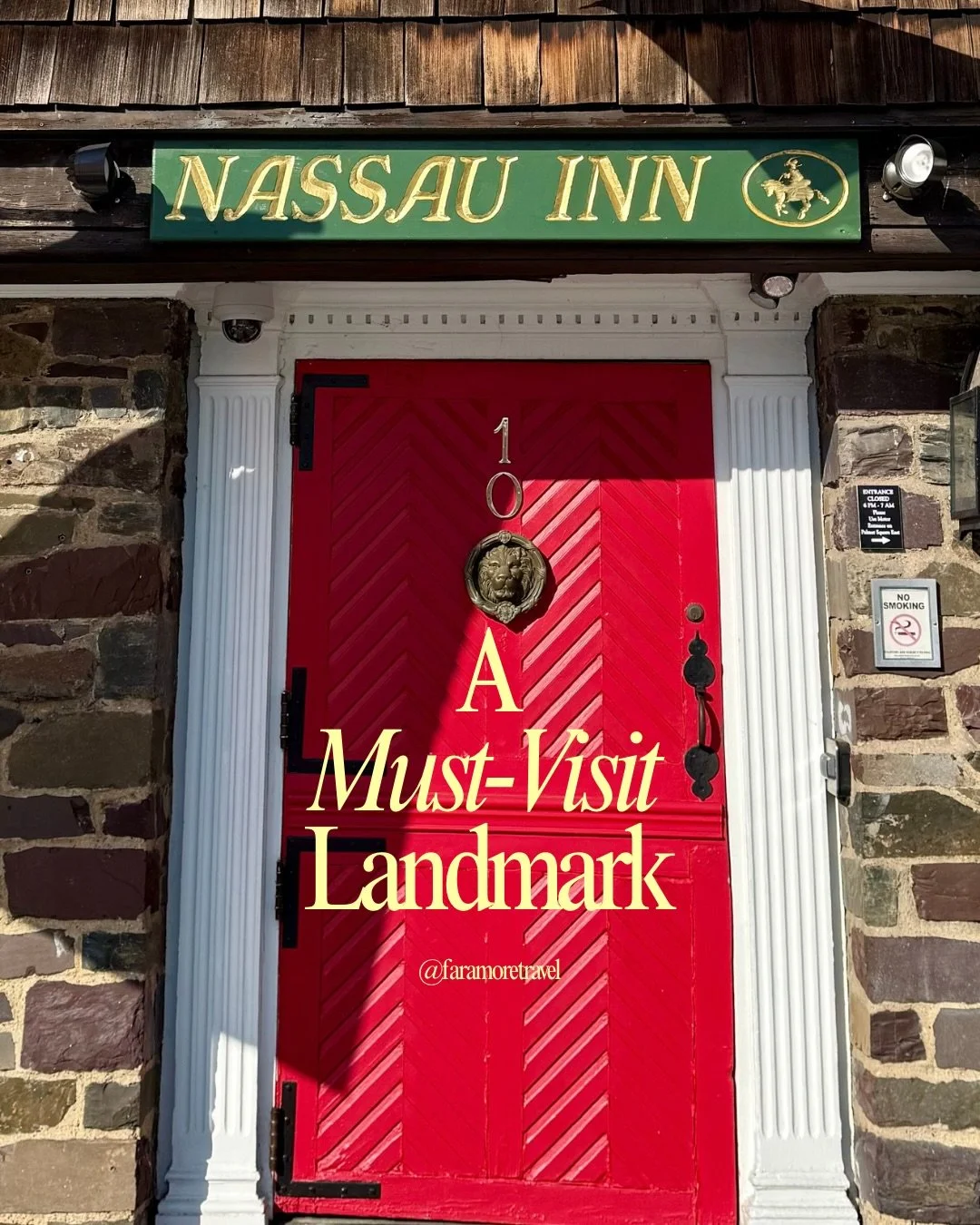 Some places don&rsquo;t just serve food and drinks&mdash;they tell stories.

The Nassau Inn and its iconic Yankee Doodle Tap Room sit right on Princeton&rsquo;s square and feel like stepping into living history. A must-visit NJ stop whether you&rsquo