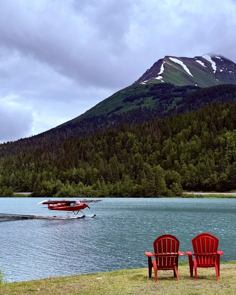 Driving through Seward, Alaska.