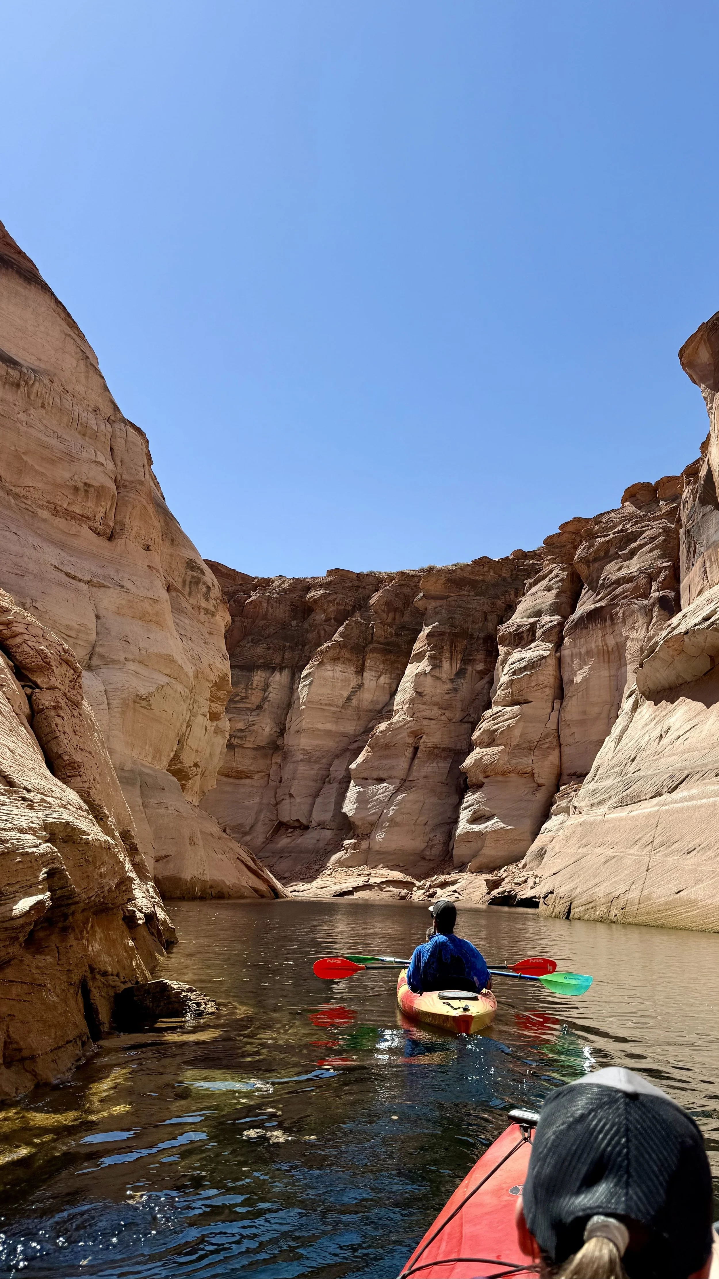 Kayaking in Lake Powell