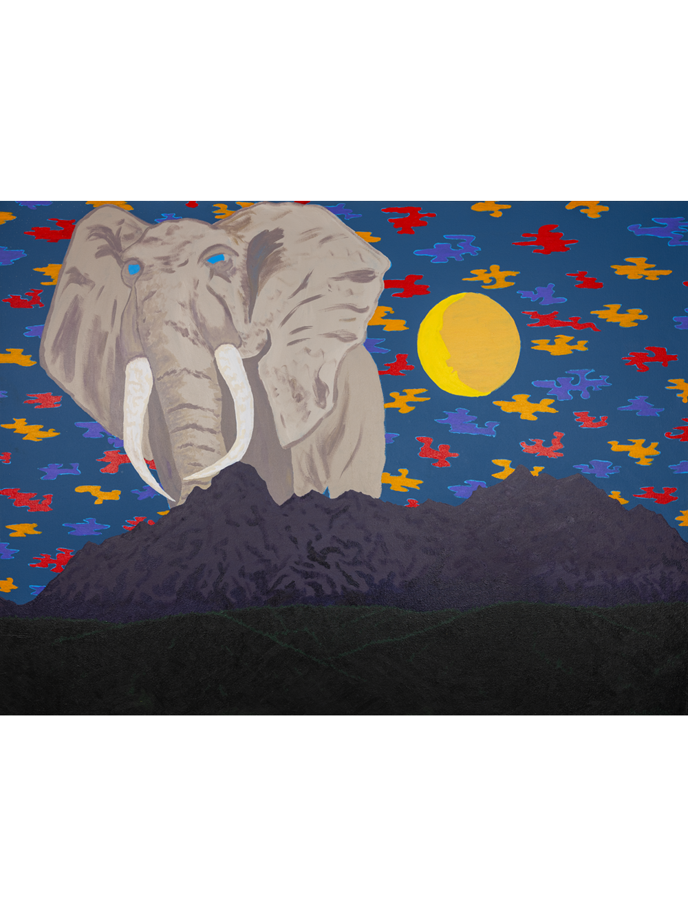 Elephant In the Night Sky