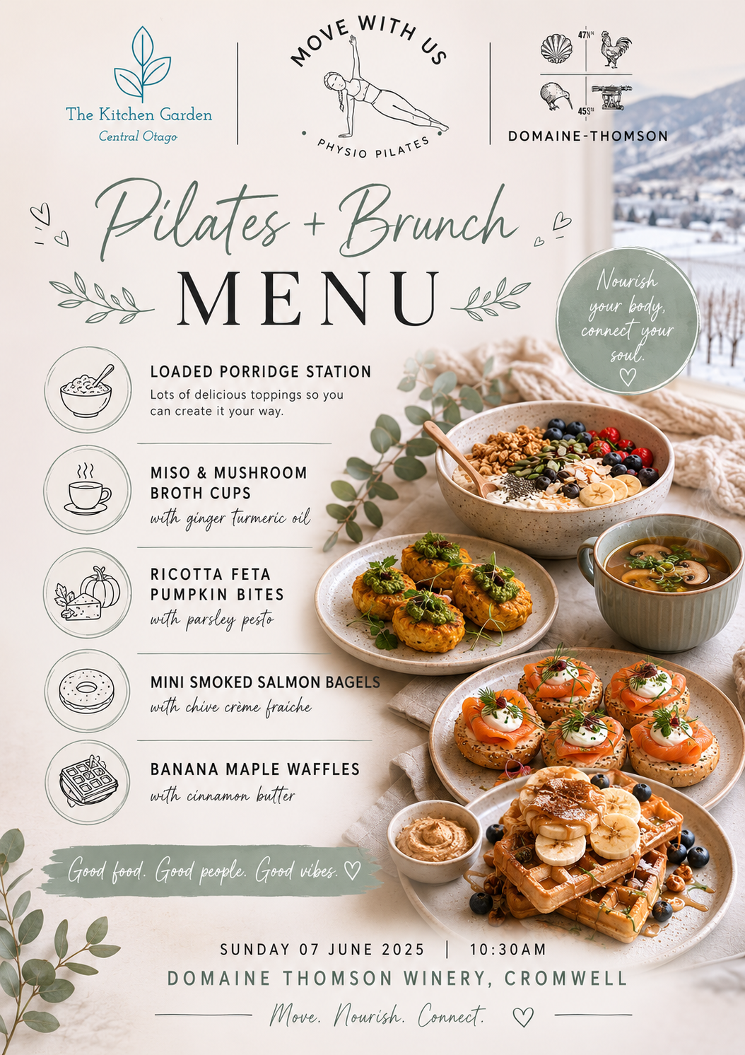 Warm Up This Winter With Our Pilates &amp; Brunch Event