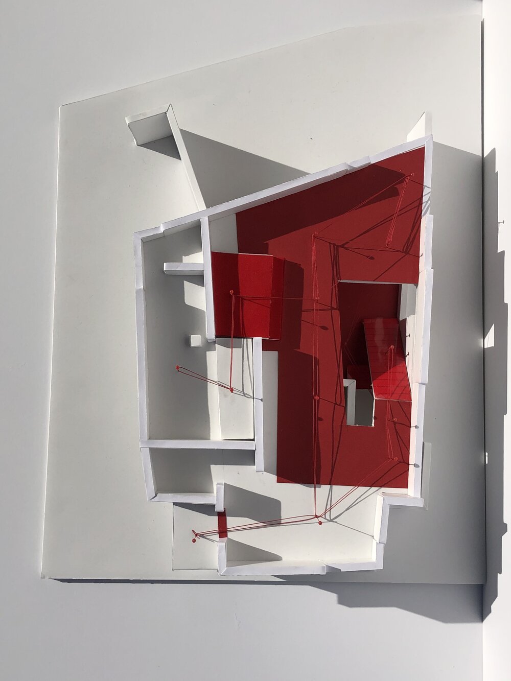 Barnes House x Patkau Architects Circulation Model. 2018.