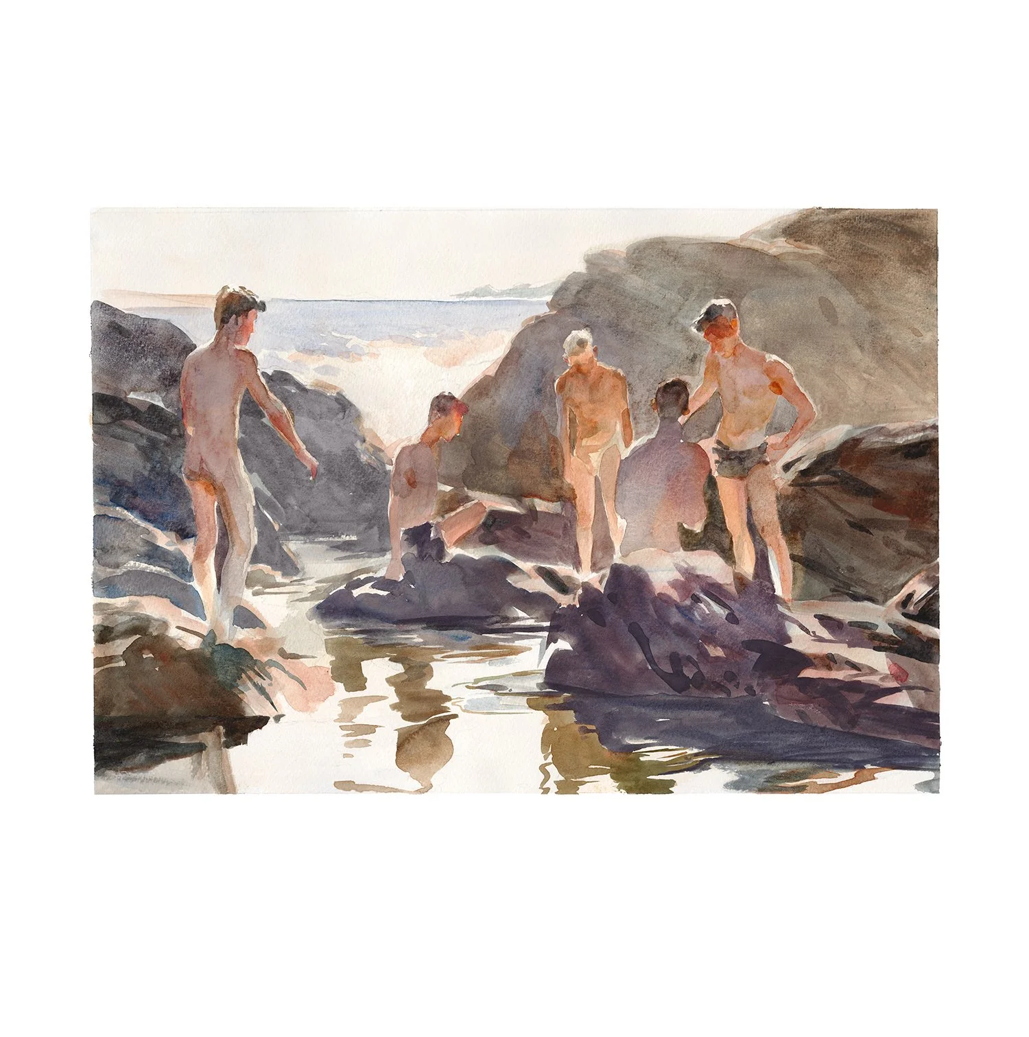 Behind the Rocks